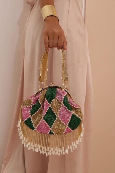 Dual Shade Batua Bag