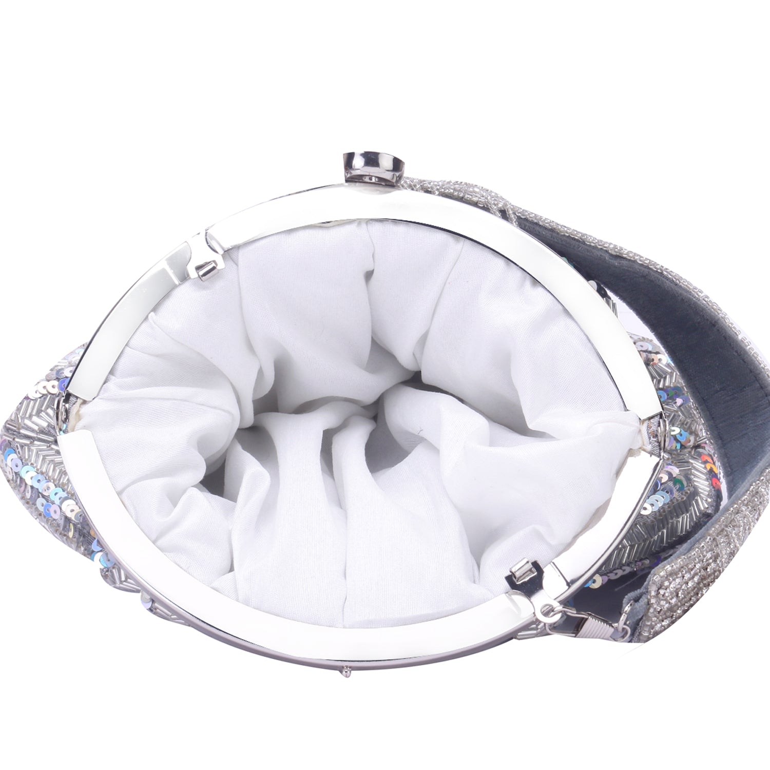 sequins style batua clutch