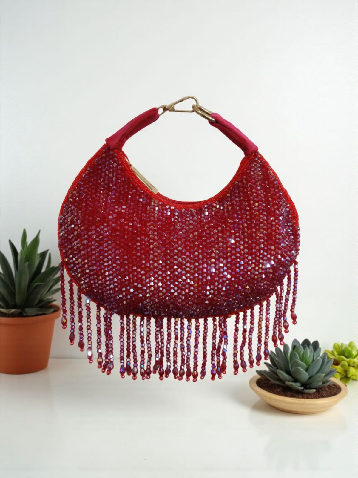 crystal moon clutch