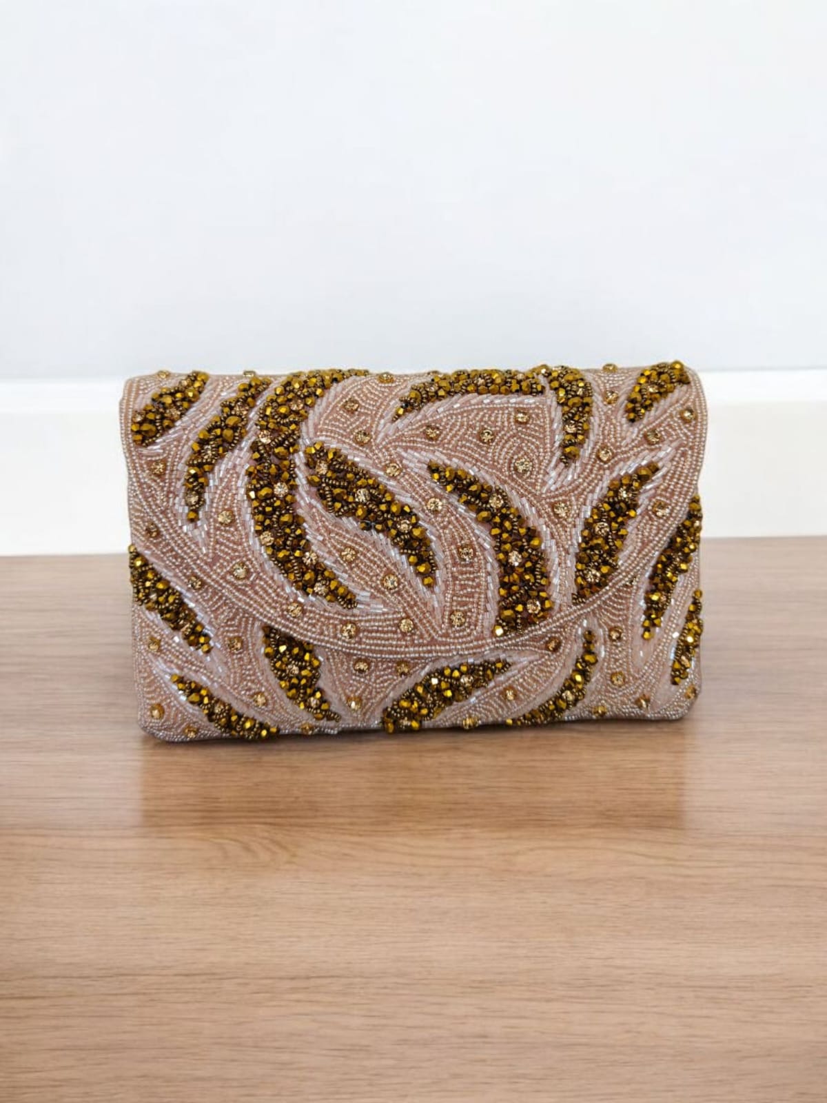 Embroidered Flap Bag