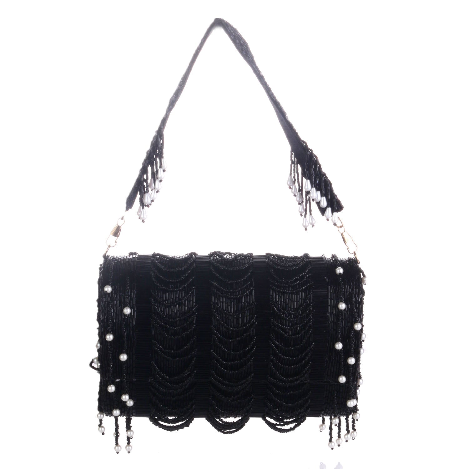 Black Flap Bag