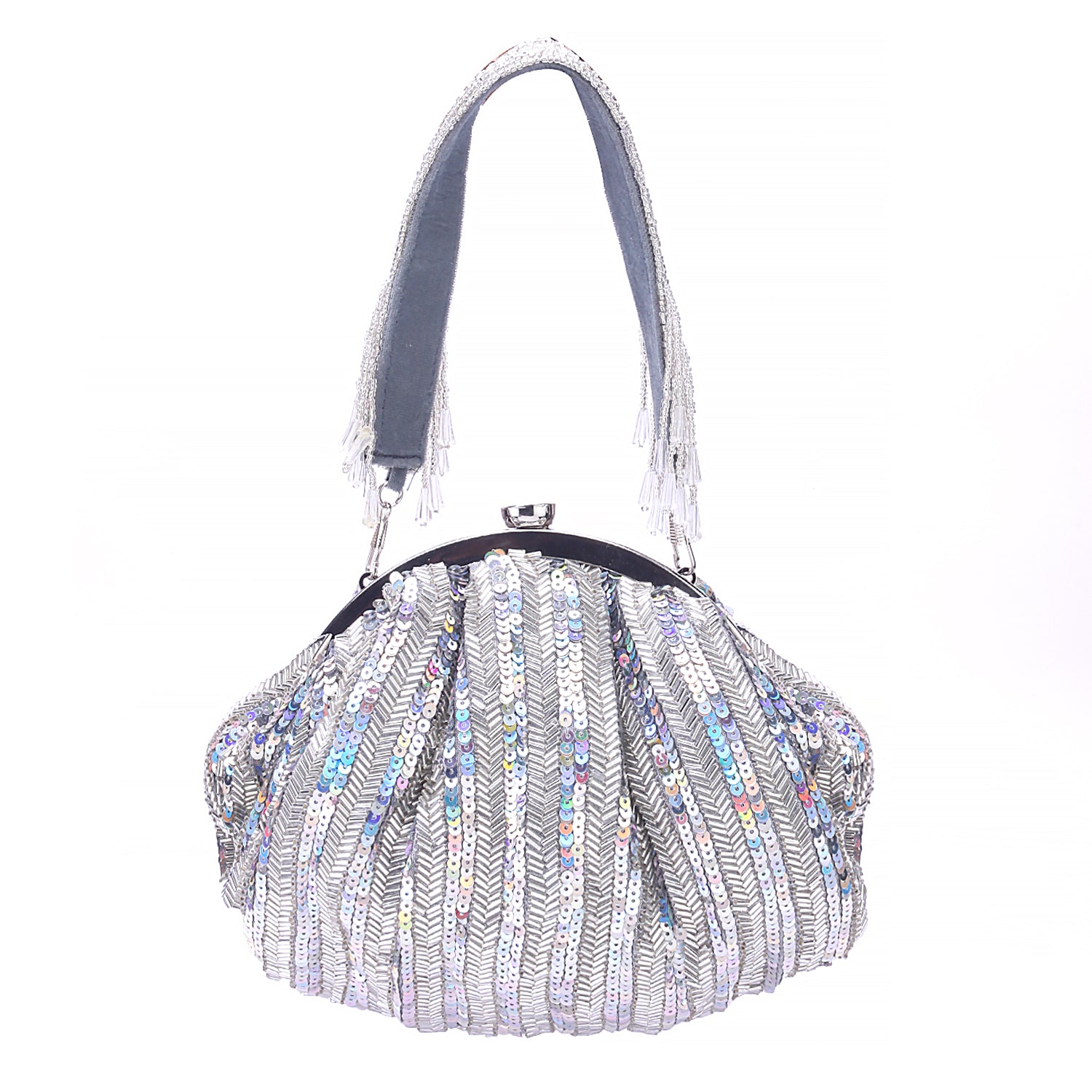 sequins style batua clutch