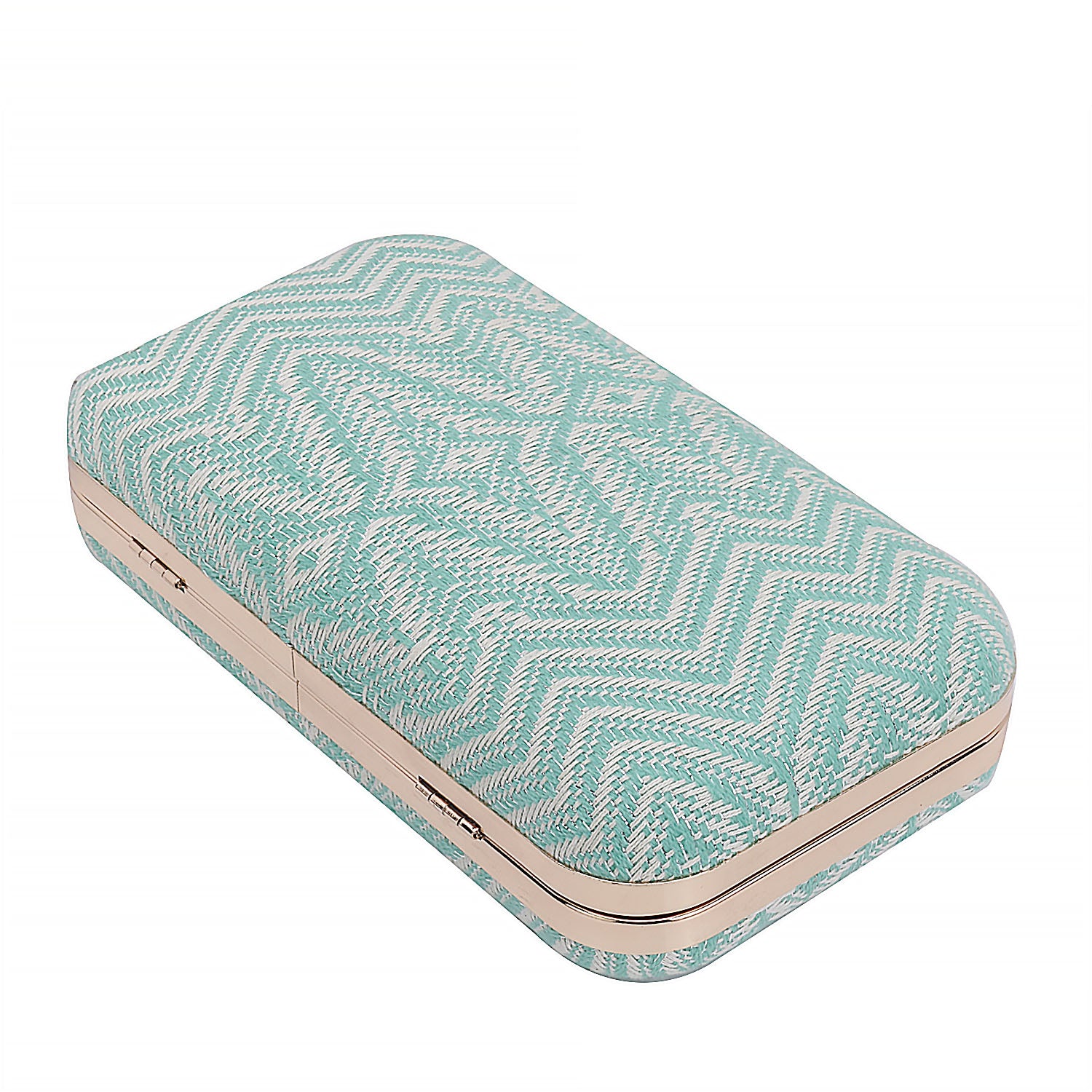 Fabric Box Clutch For Casual Use