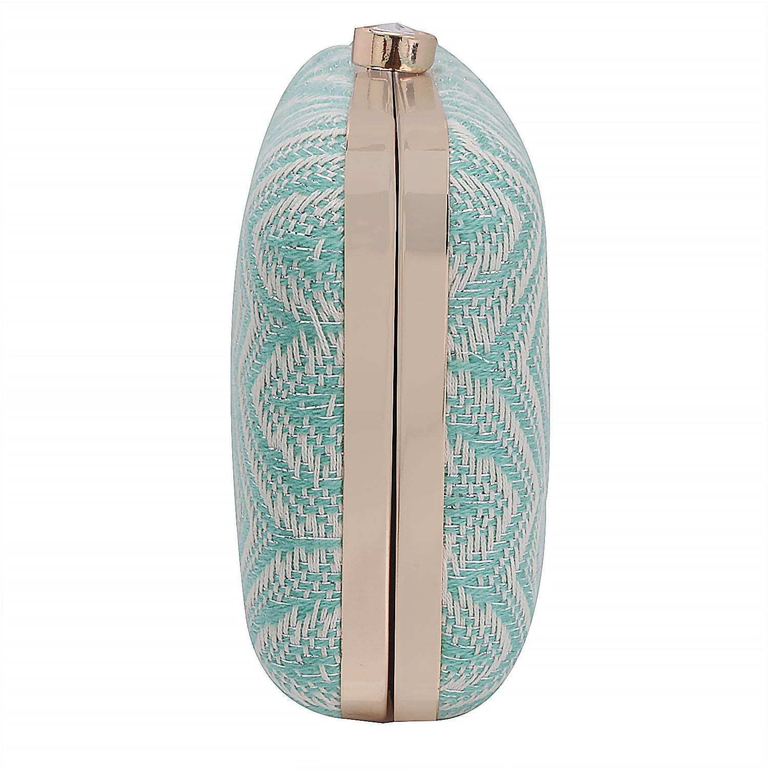 Fabric Box Clutch For Casual Use