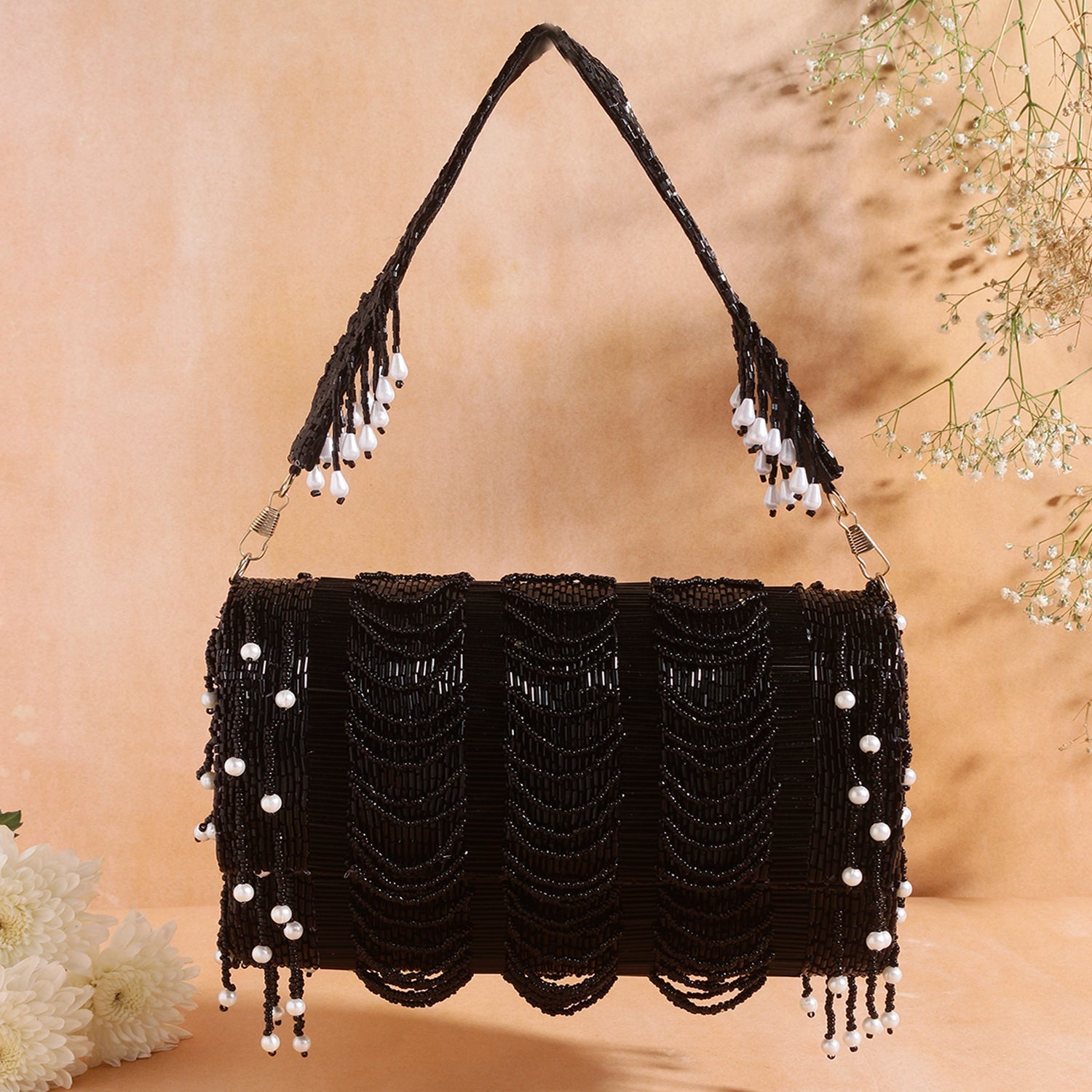 Black Flap Bag