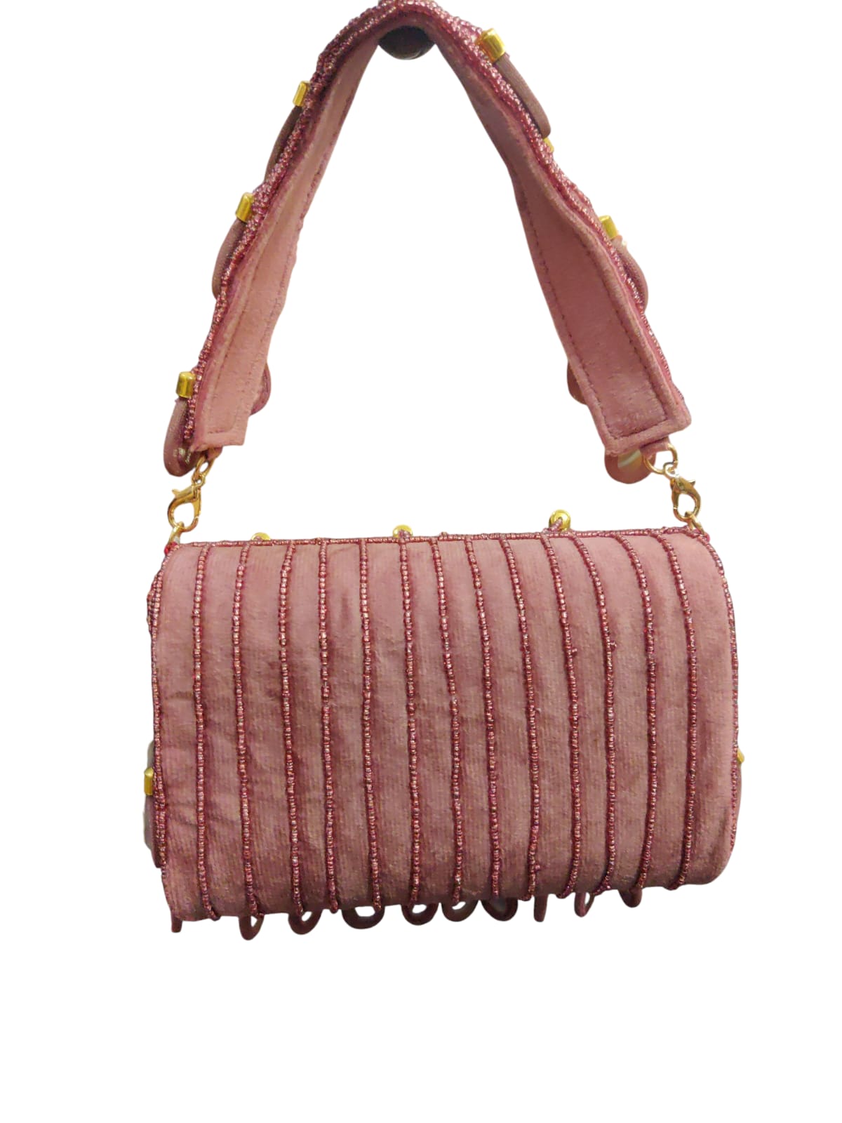 Mauve Flap Bag