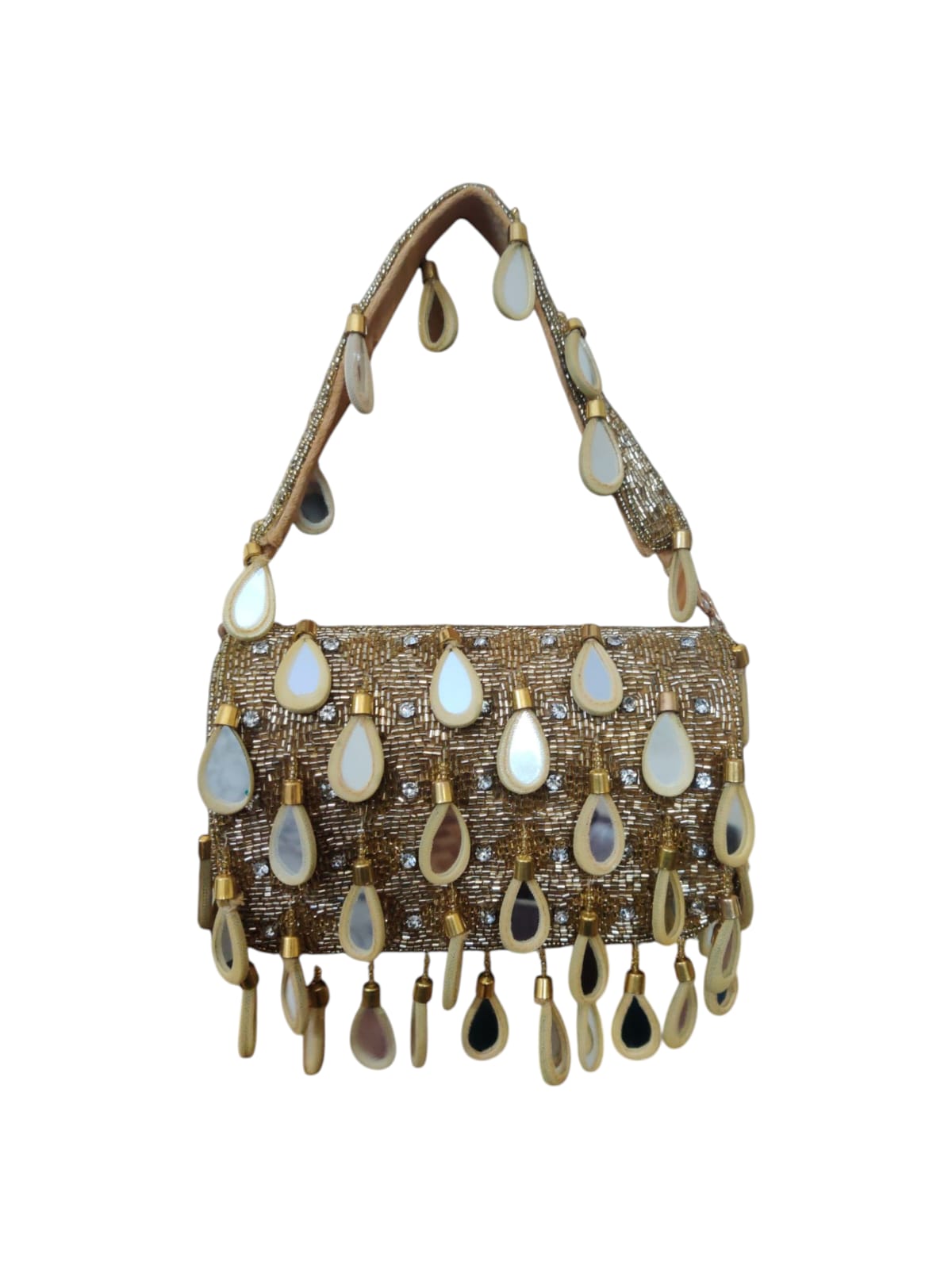 Golden Flap Bag