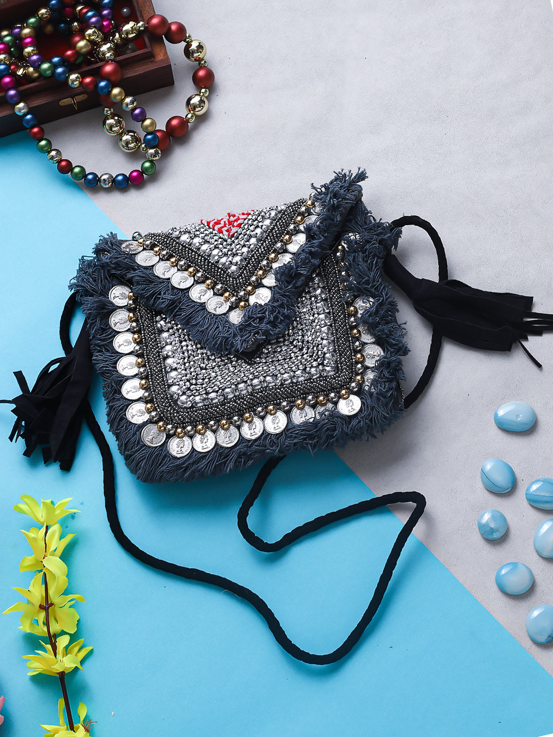 Swisni mini banjara boho bag