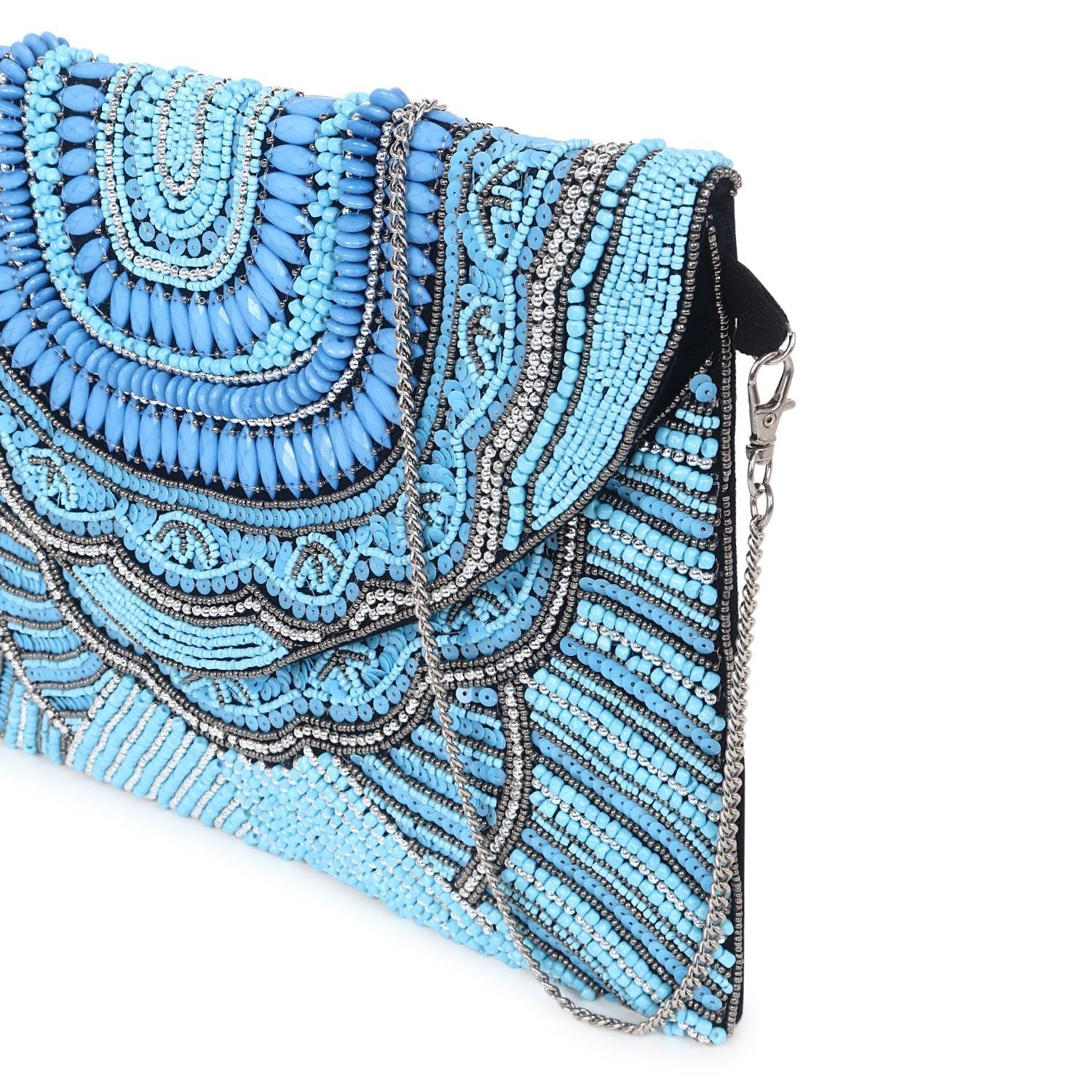 Blue banjara boho bag