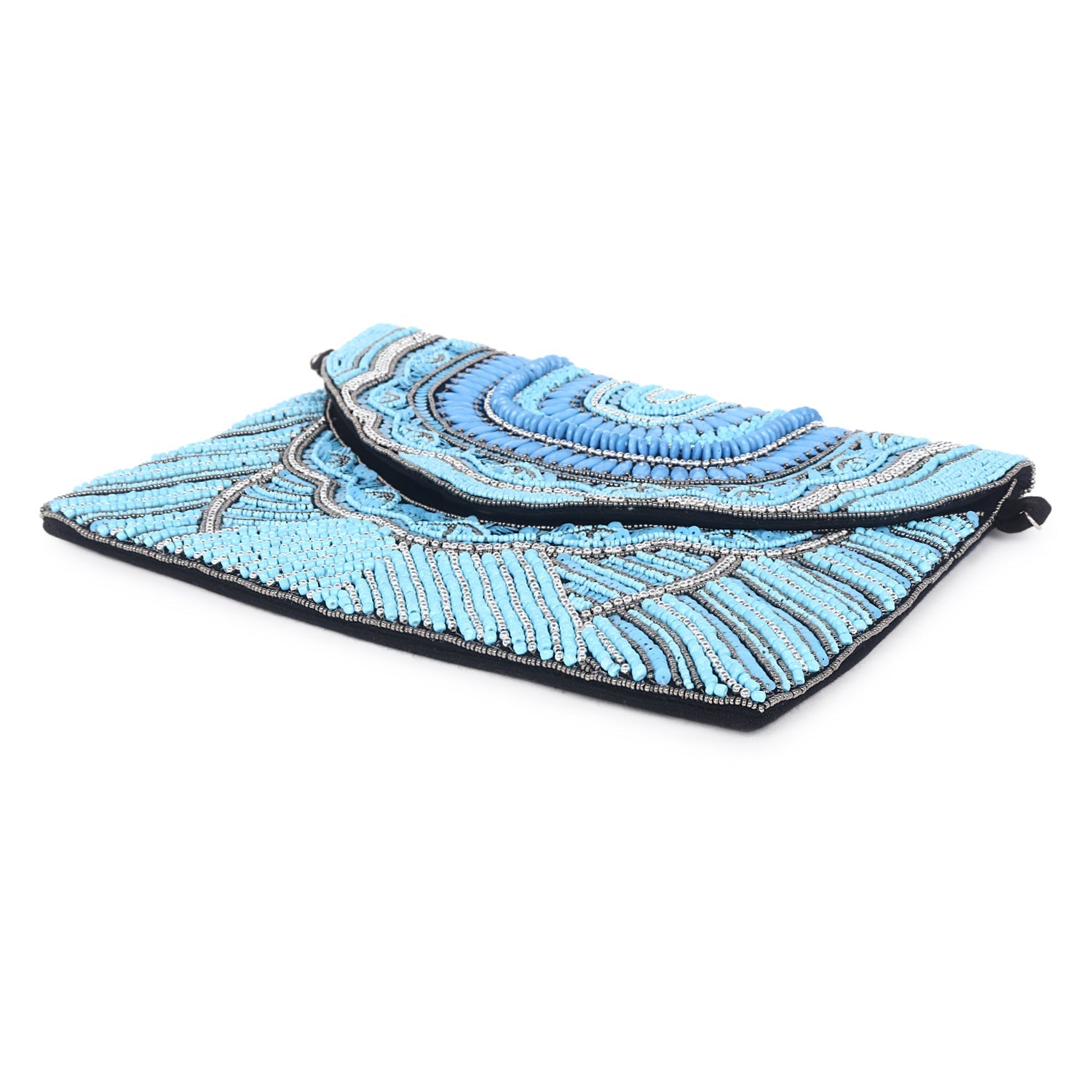 Blue banjara boho bag