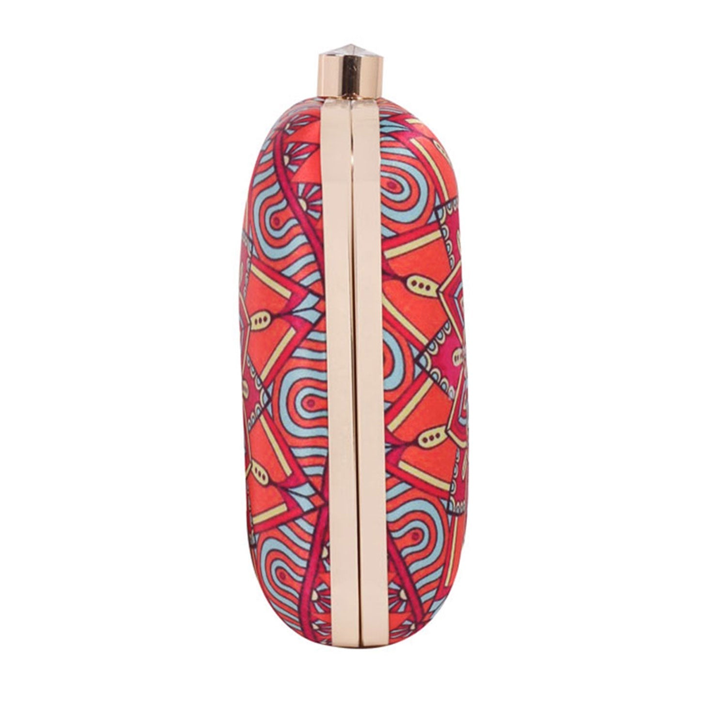 Mandala Digital Print Satin Clutch for Women & Girls