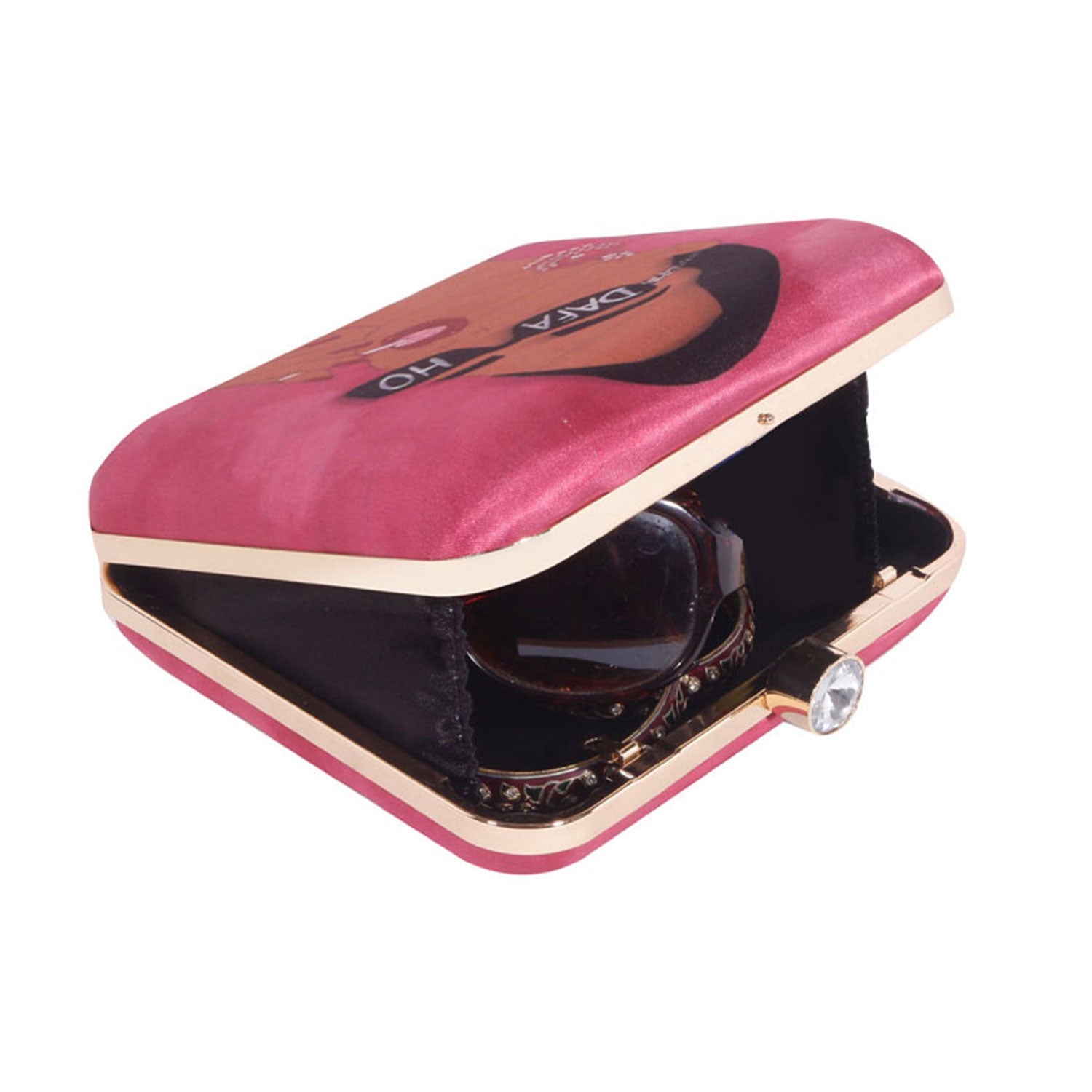 Casual Printed Box Clutch