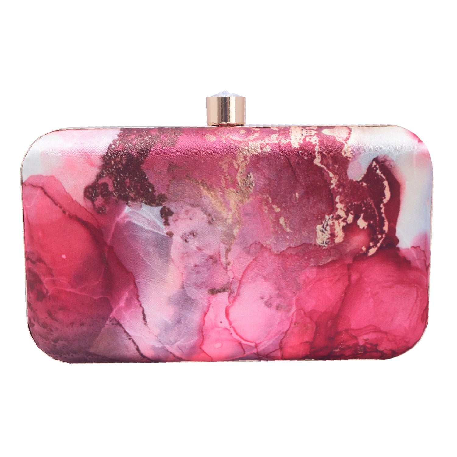 marbel digital printed clutch