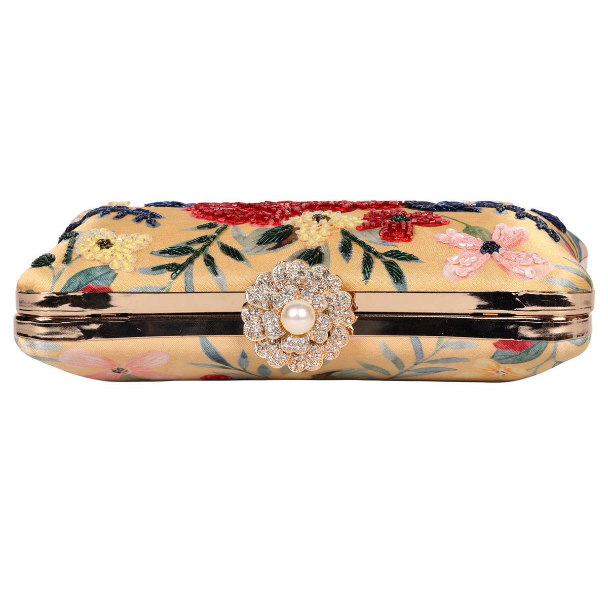 VRPS Printed Embroidered Clutch | Handcrafted Ethnic Bag | SWIS-1618 | Additional Angle