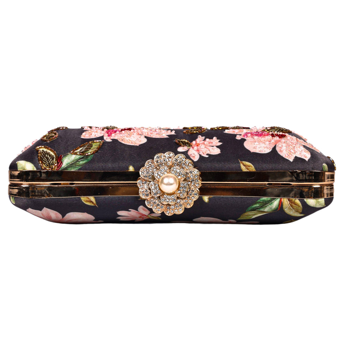 VRPS Printed Embroidered Clutch | Handcrafted Ethnic Bag | SWIS-1622 | Additional Angle