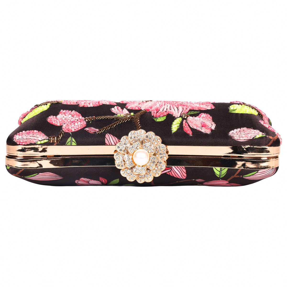 VRPS Printed Embroidered Clutch | Handcrafted Ethnic Bag | SWIS-1626 | Additional Angle