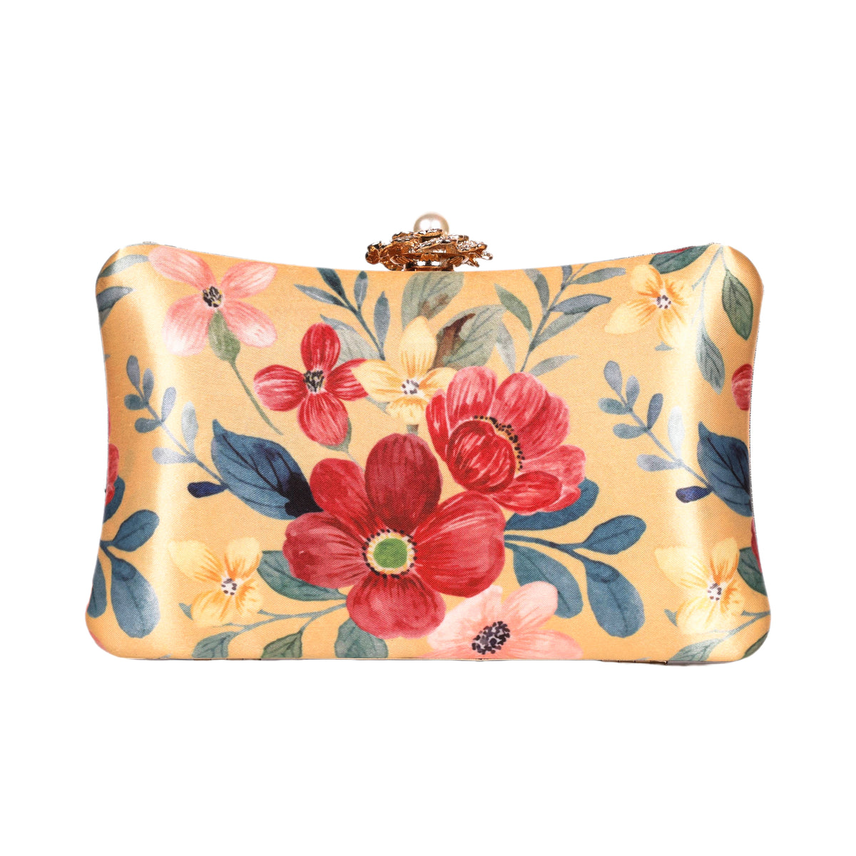 VRPS Printed Embroidered Clutch | Handcrafted Ethnic Bag | SWIS-1618 | Additional Angle