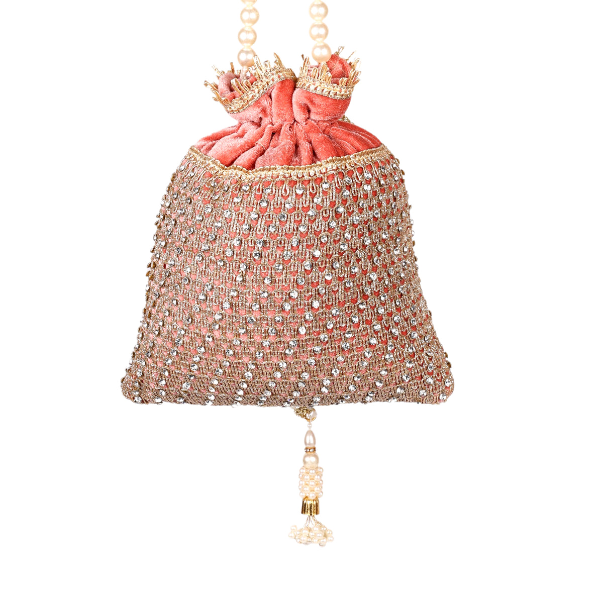 VRPS Potli Bag | Handcrafted Ethnic Bag | SWIS-1696 | Additional Angle