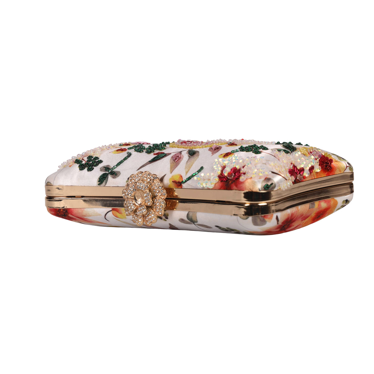 VRPS Printed Embroidered Clutch | Handcrafted Ethnic Bag | SWIS-1619 | Additional Angle