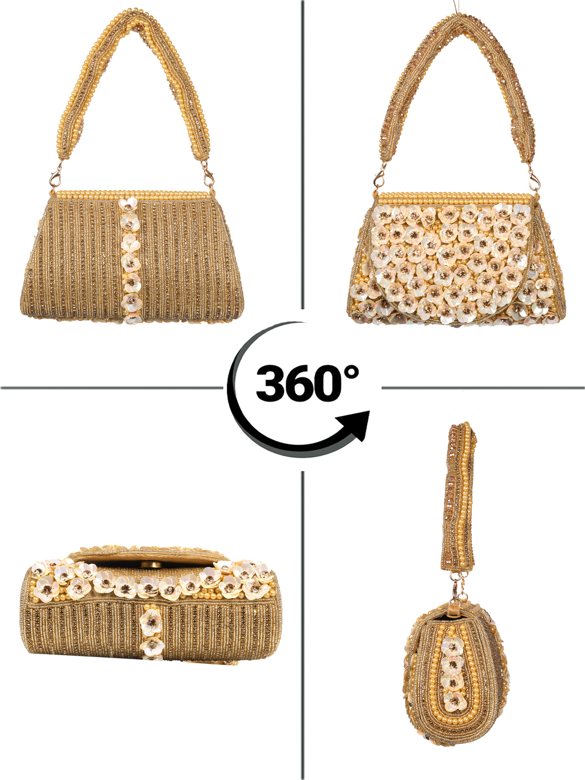 VRPS Flap Bag | Handcrafted Ethnic Bag | SWIS-1937 | Additional Angle