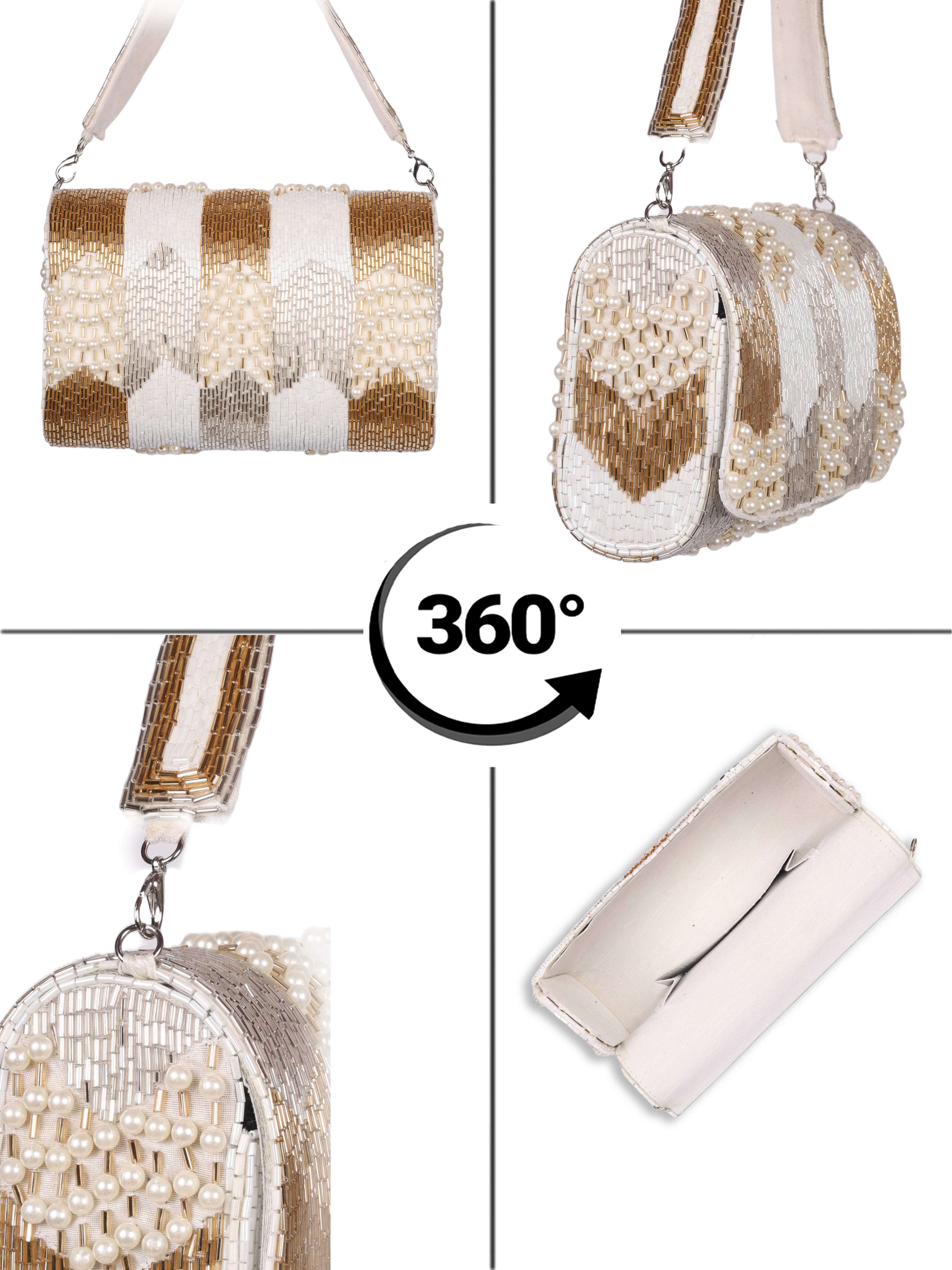 VRPS Flap Bag | Handcrafted Ethnic Bag | SWIS-1954 | Additional Angle