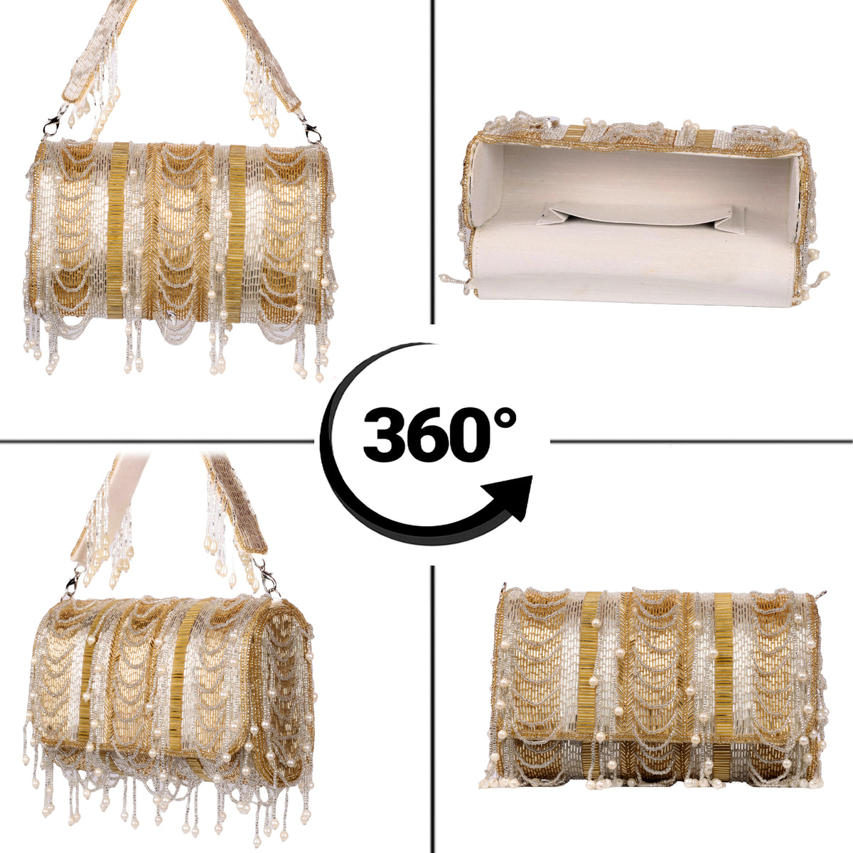 VRPS Flap Bag | Handcrafted Ethnic Bag | SWIS-3039 | Additional Angle