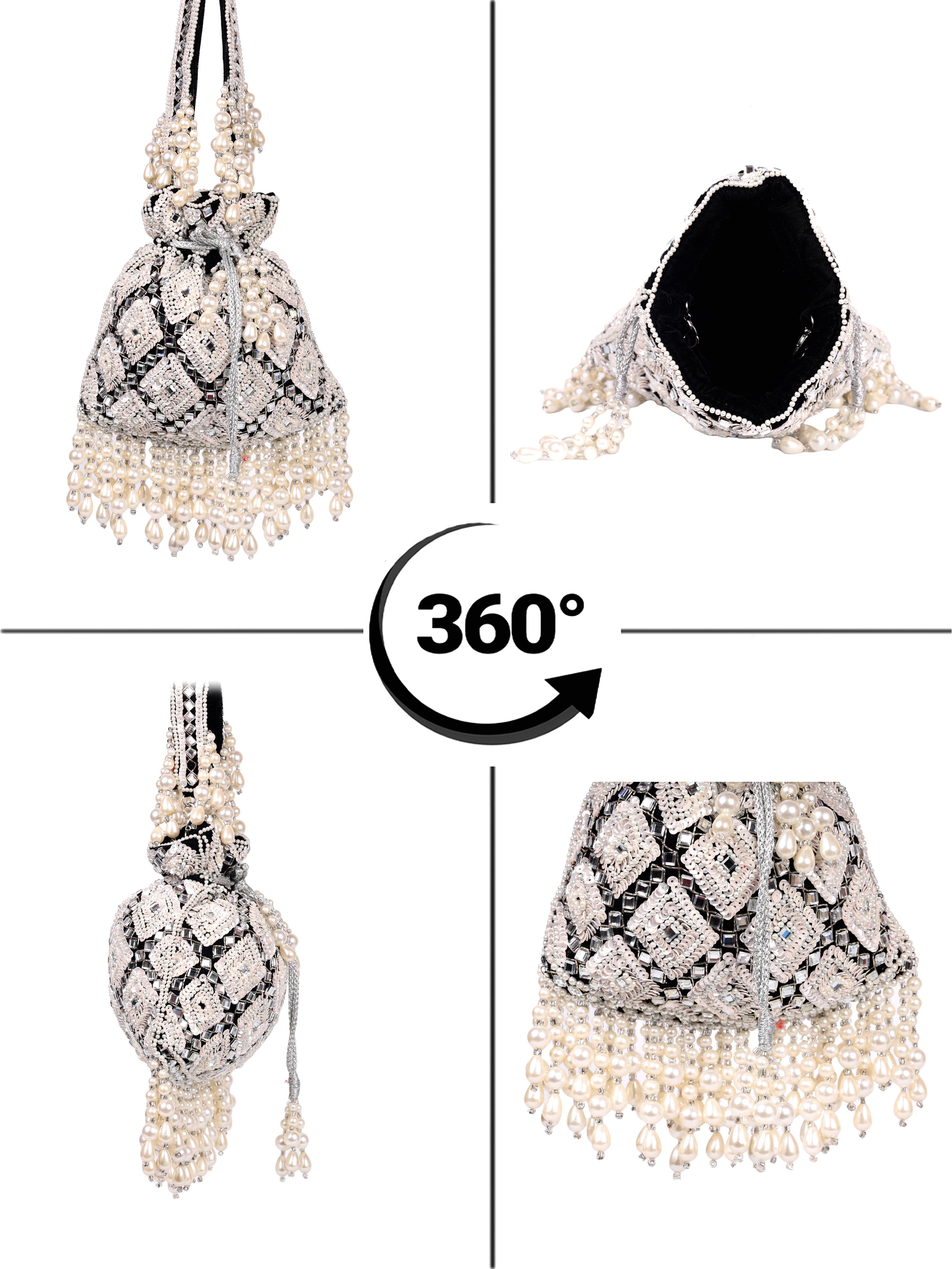 VRPS Potli Bag | Handcrafted Ethnic Bag | SWIS-1791 | Additional Angle