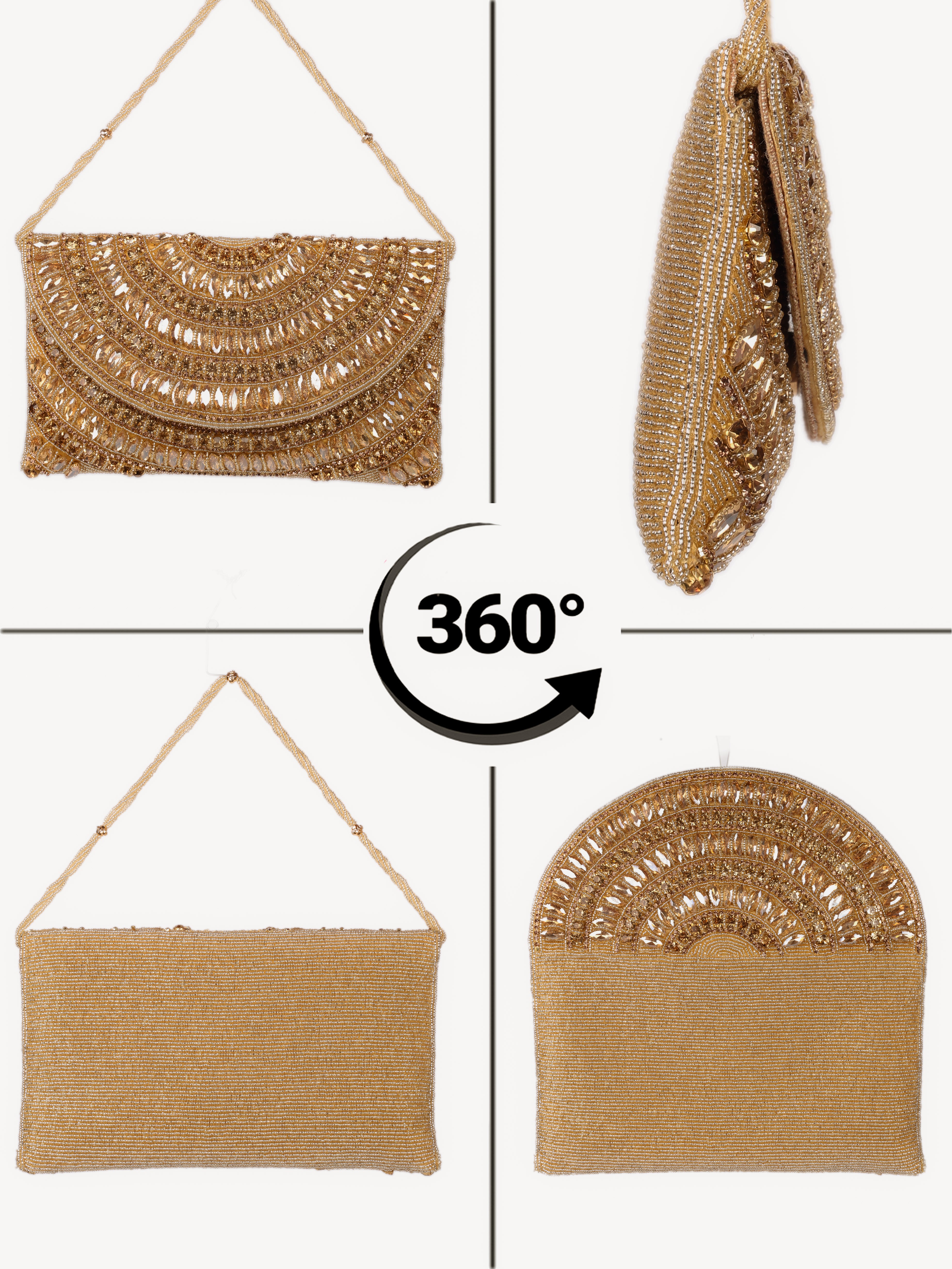 VRPS Flap Bag | Handcrafted Ethnic Bag | SWIS-2734 | Additional Angle