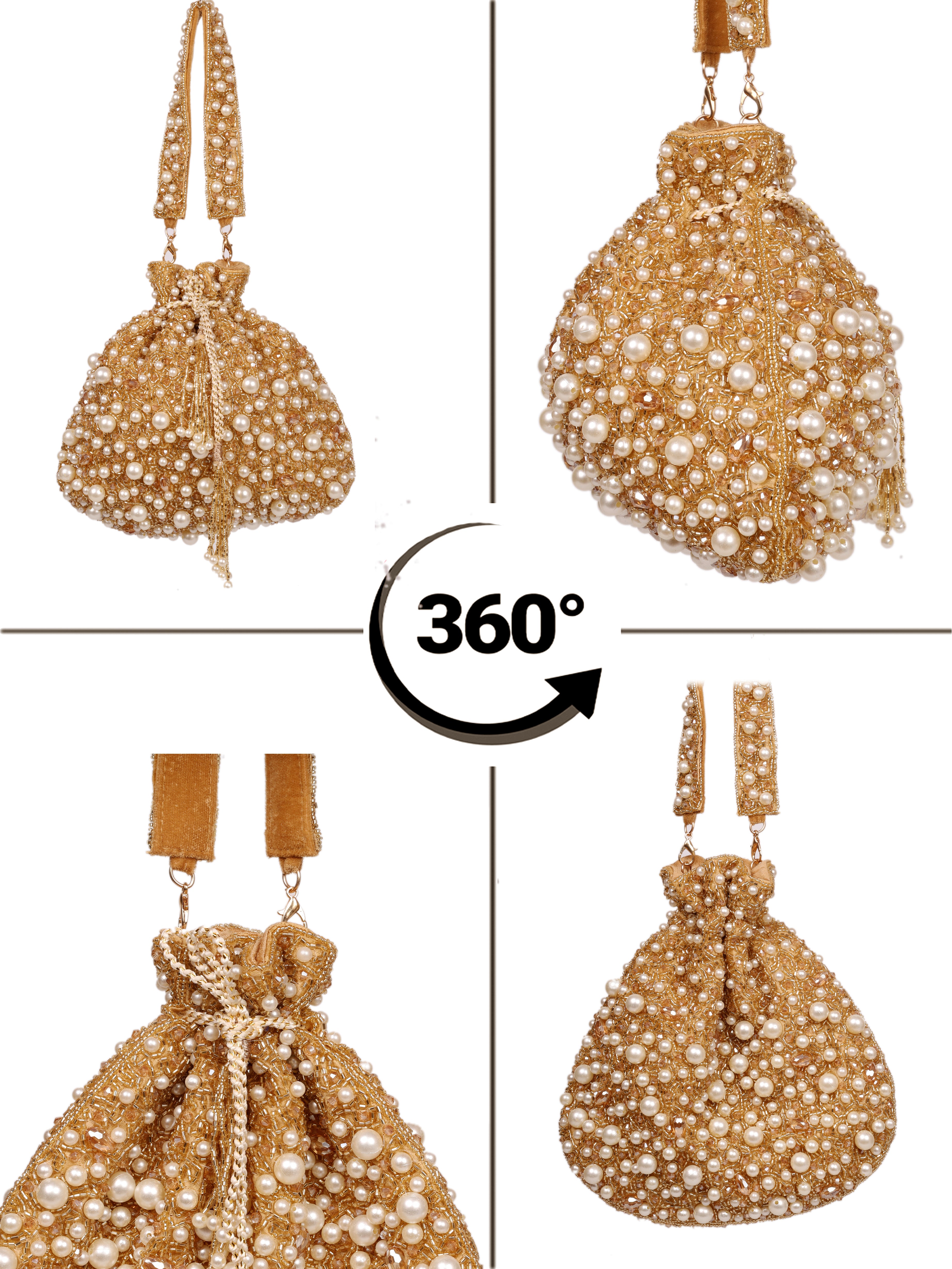 VRPS Potli Bag | Handcrafted Ethnic Bag | SWIS-1754 | Additional Angle