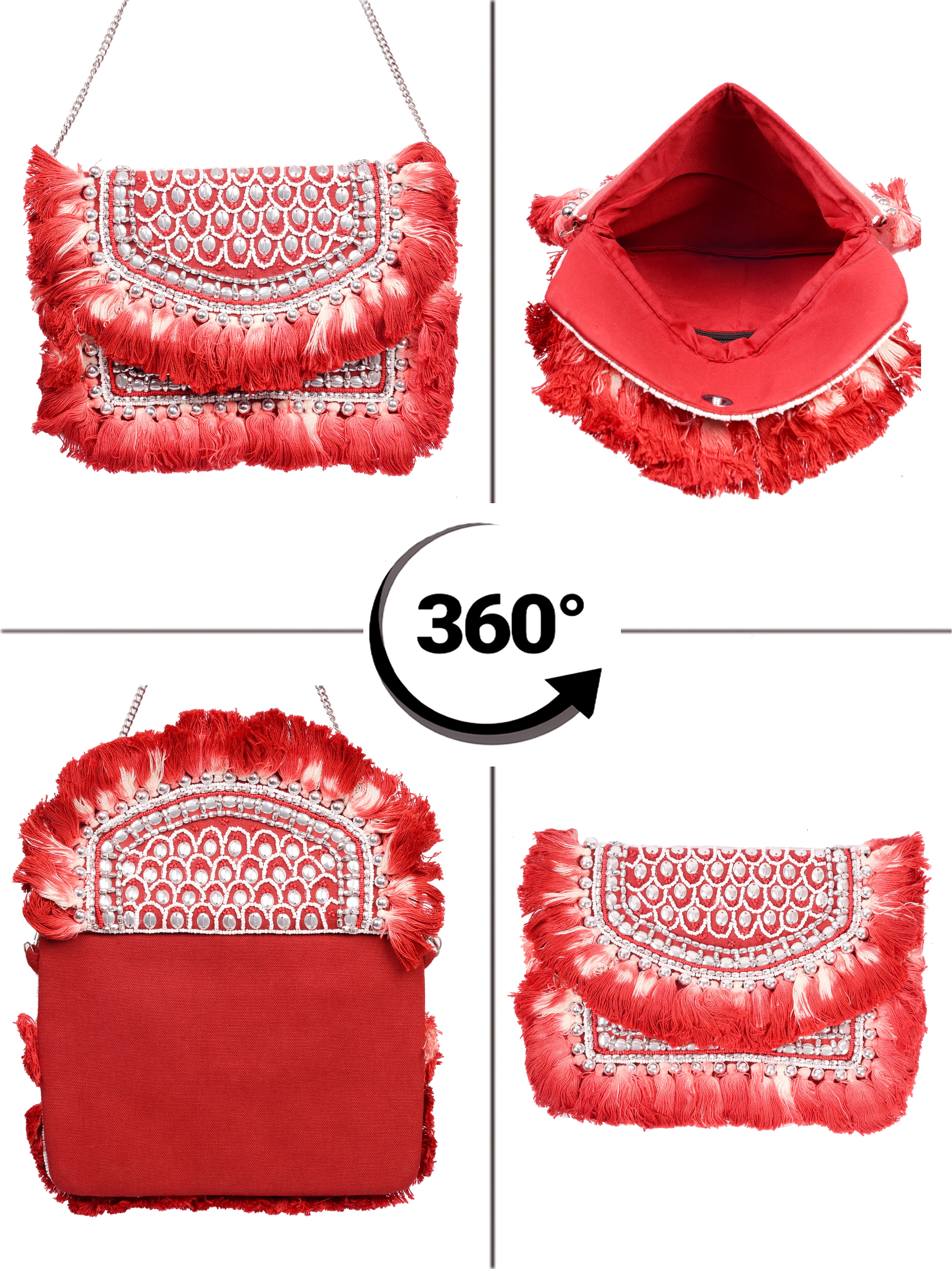 VRPS Banjara Boho Bag | Handcrafted Ethnic Bag | SWIS-1877 | Additional Angle