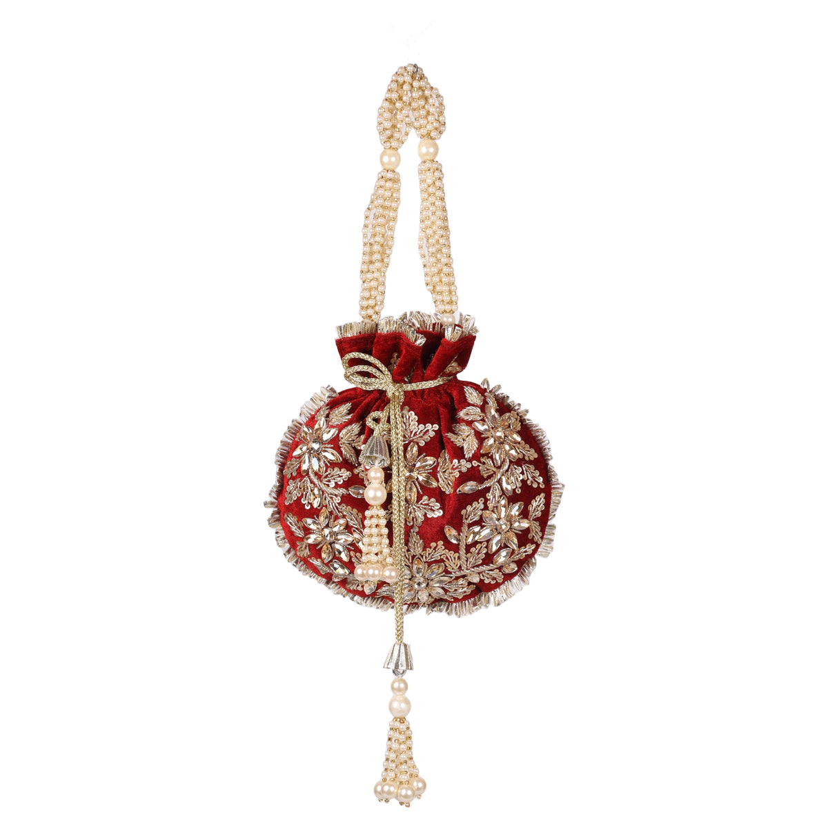 VRPS Potli Bag | Handcrafted Ethnic Bag | SWIS-1721 | Additional Angle