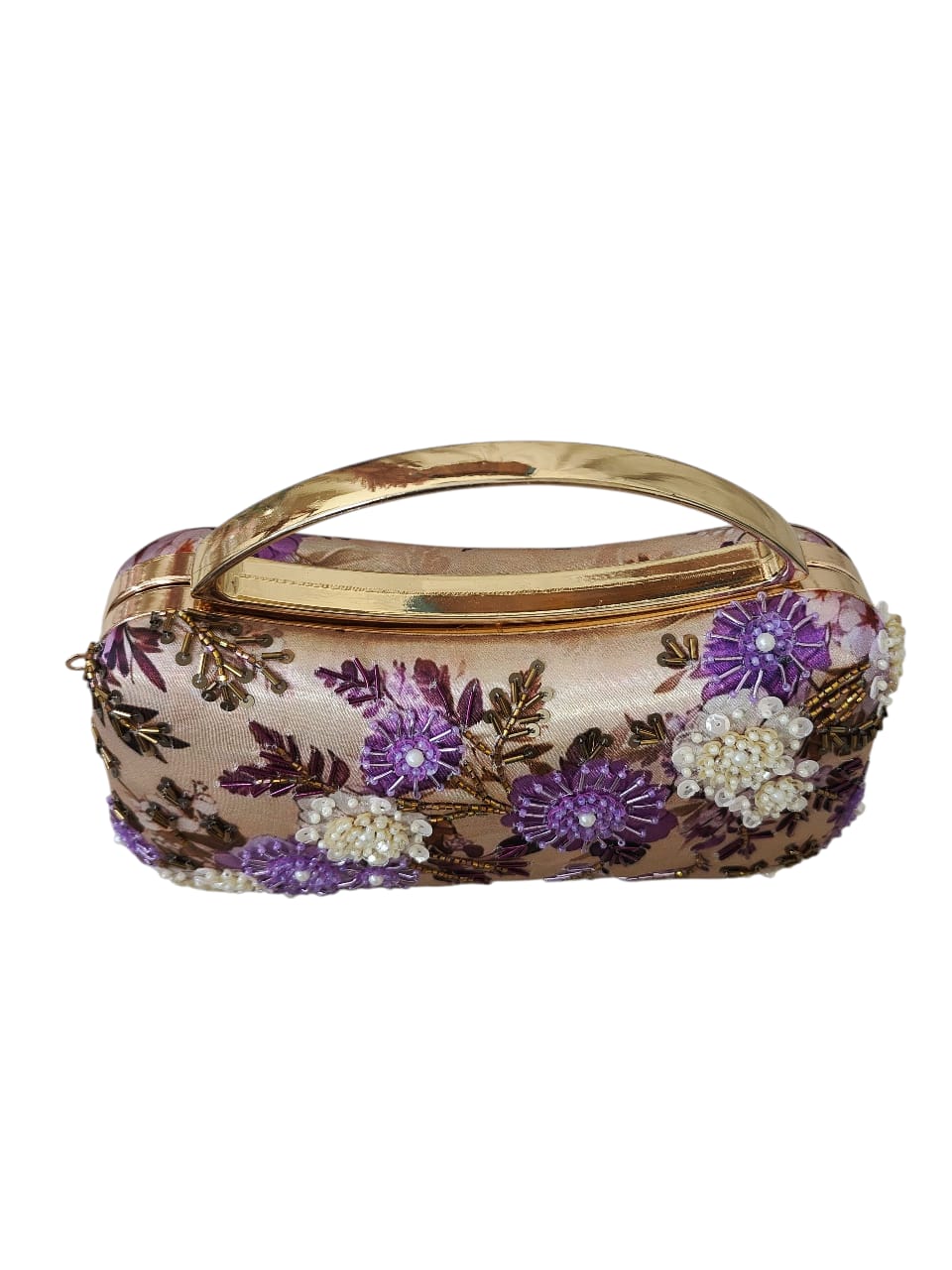 VRPS Printed Embroidered Clutch | Handcrafted Ethnic Bag | SWIS-3455 | Additional Angle