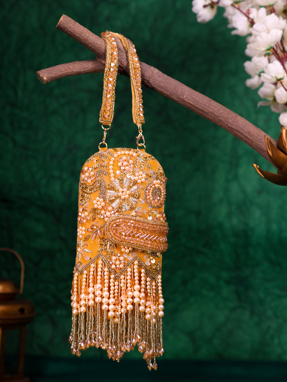 VRPS Embroidered Clutch | Handcrafted Ethnic Bag | SWIS-1479 | Additional Angle