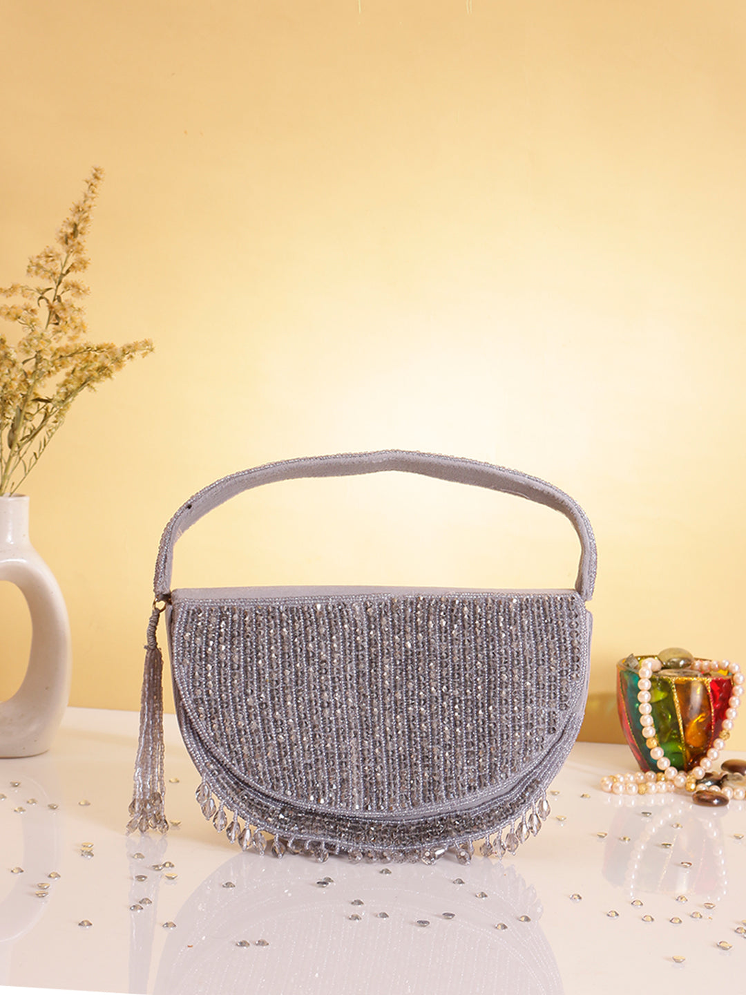 Swisni arohi grey crystal new bag