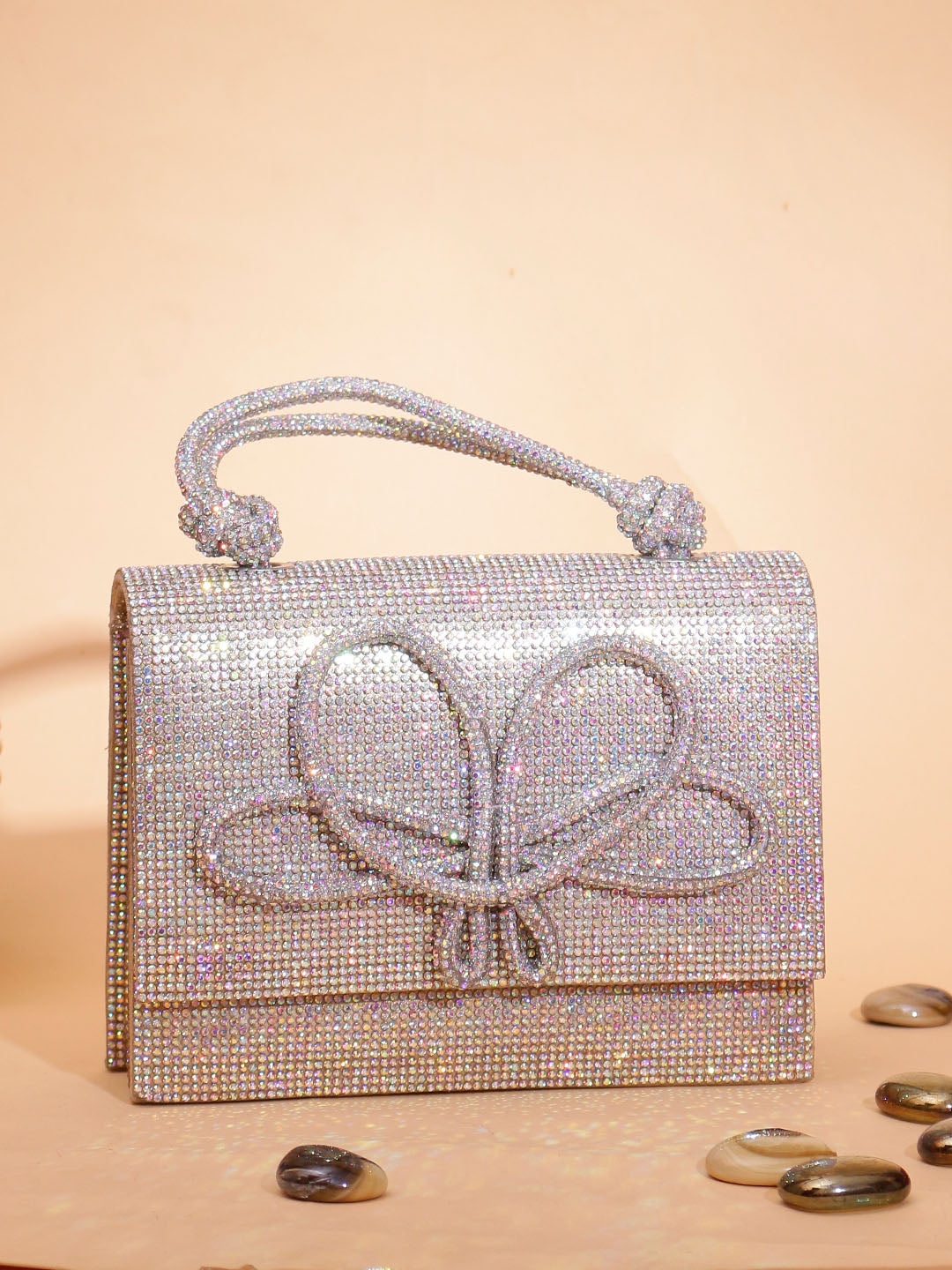 Swisni luxury silver bag