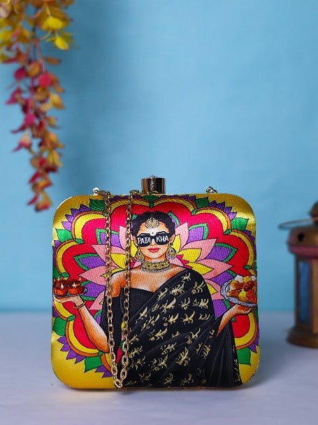 VRPS Printed Clutche | Handcrafted Ethnic Bag | SWIS-1316