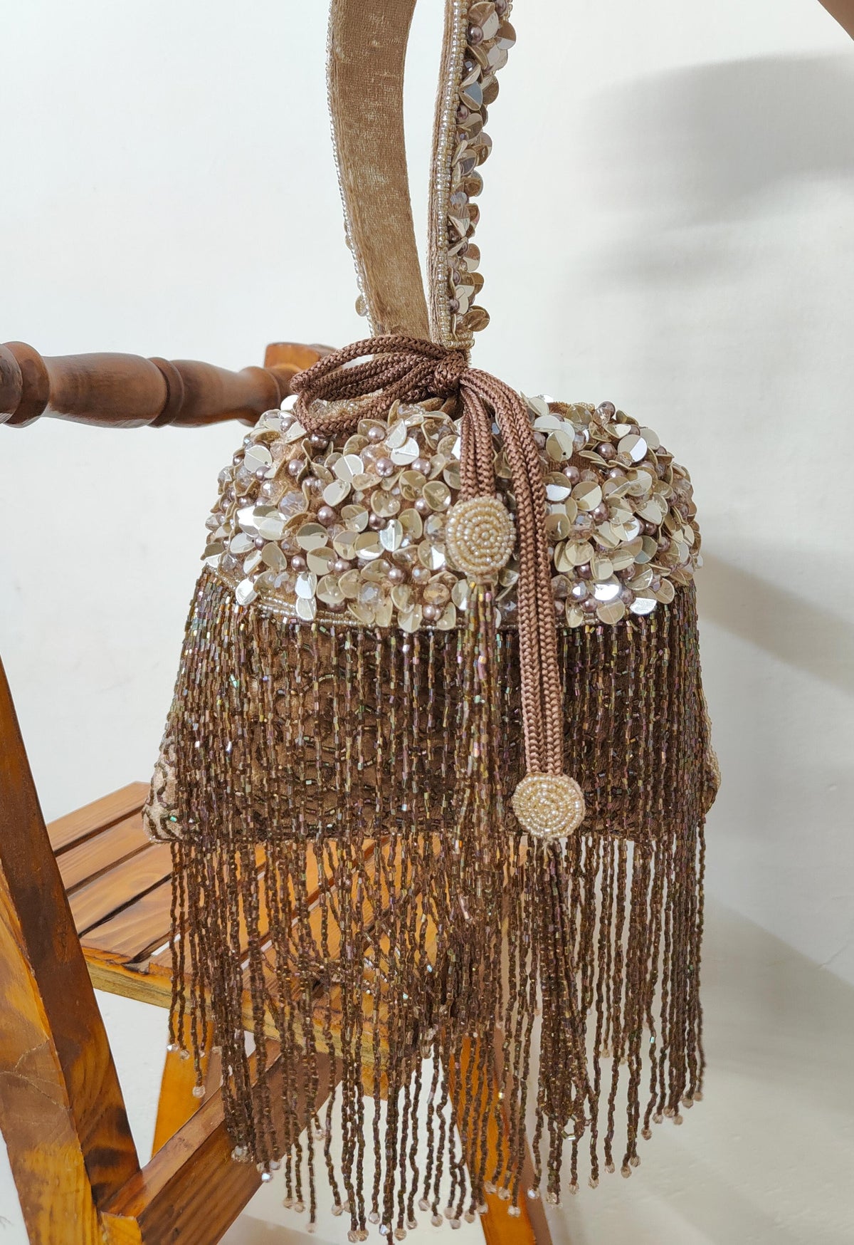 VRPS Potli Bag | Handcrafted Ethnic Bag | SWIS-1422 | Additional Angle