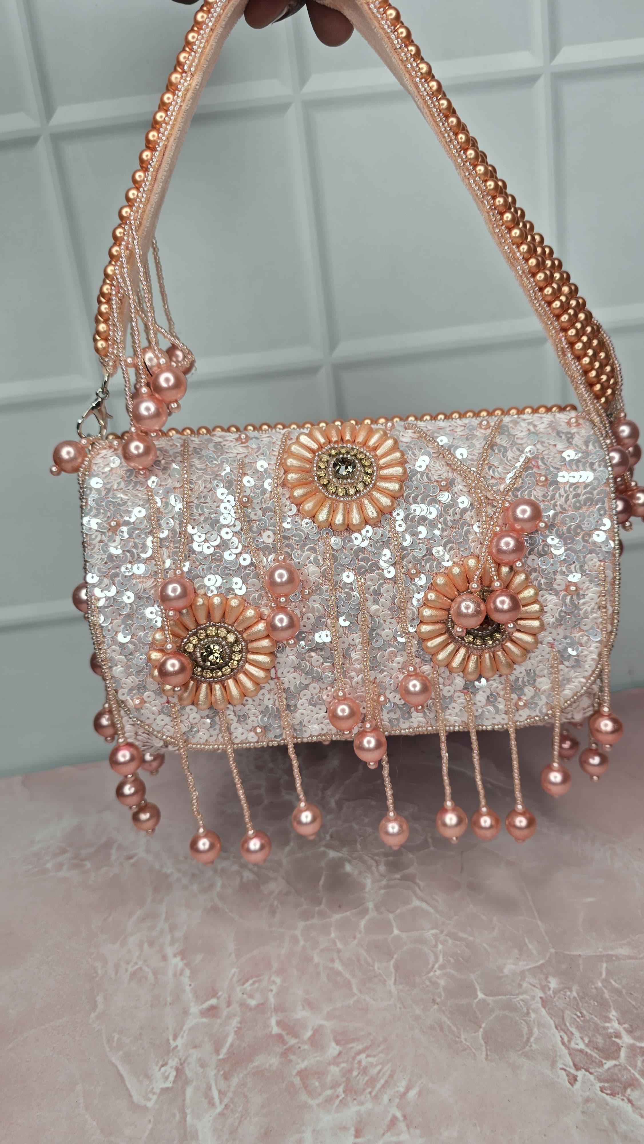 Pearl Flap Bag