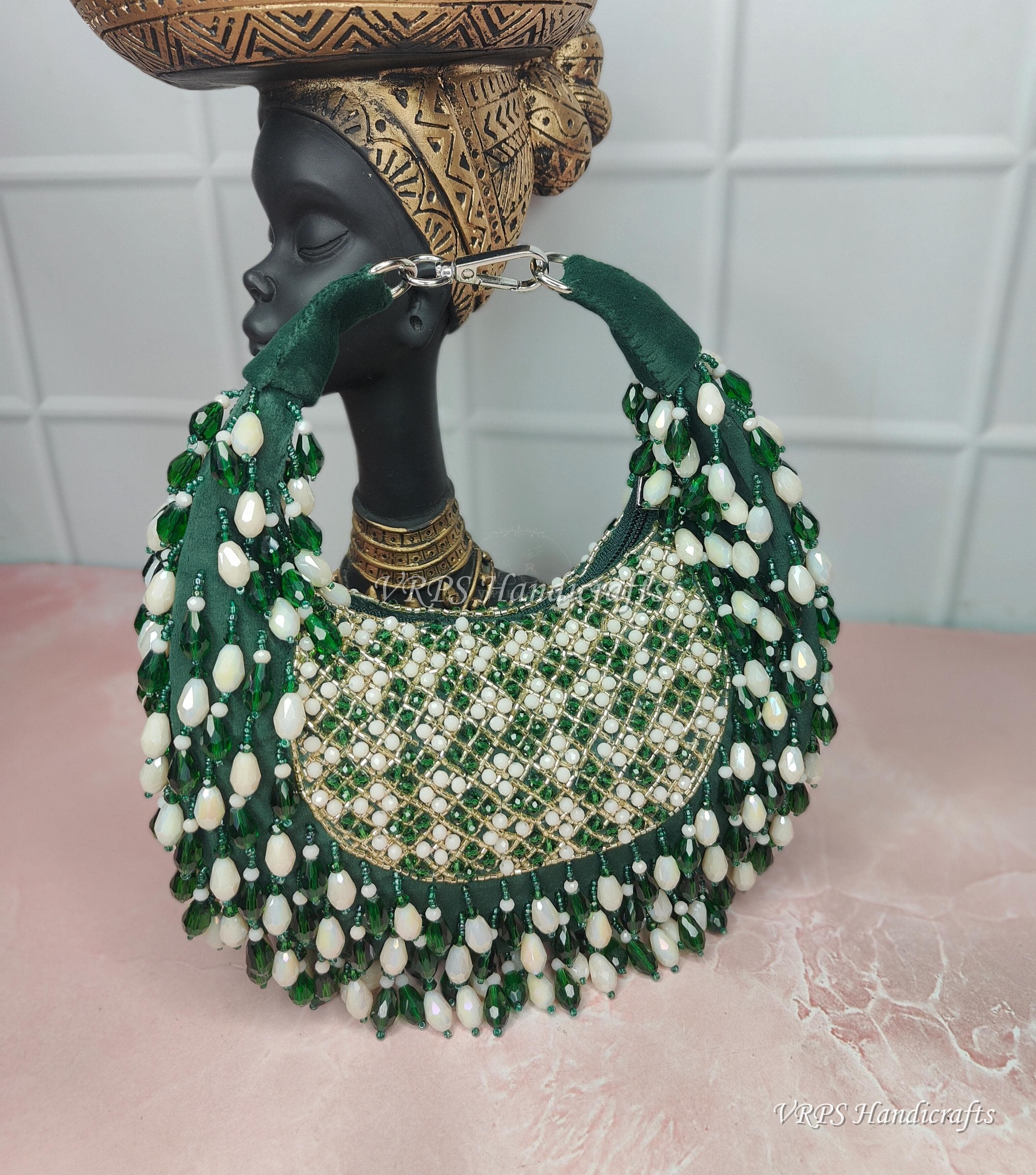 VRPS Moon Clutch | Handcrafted Ethnic Bag | SWIS-1448