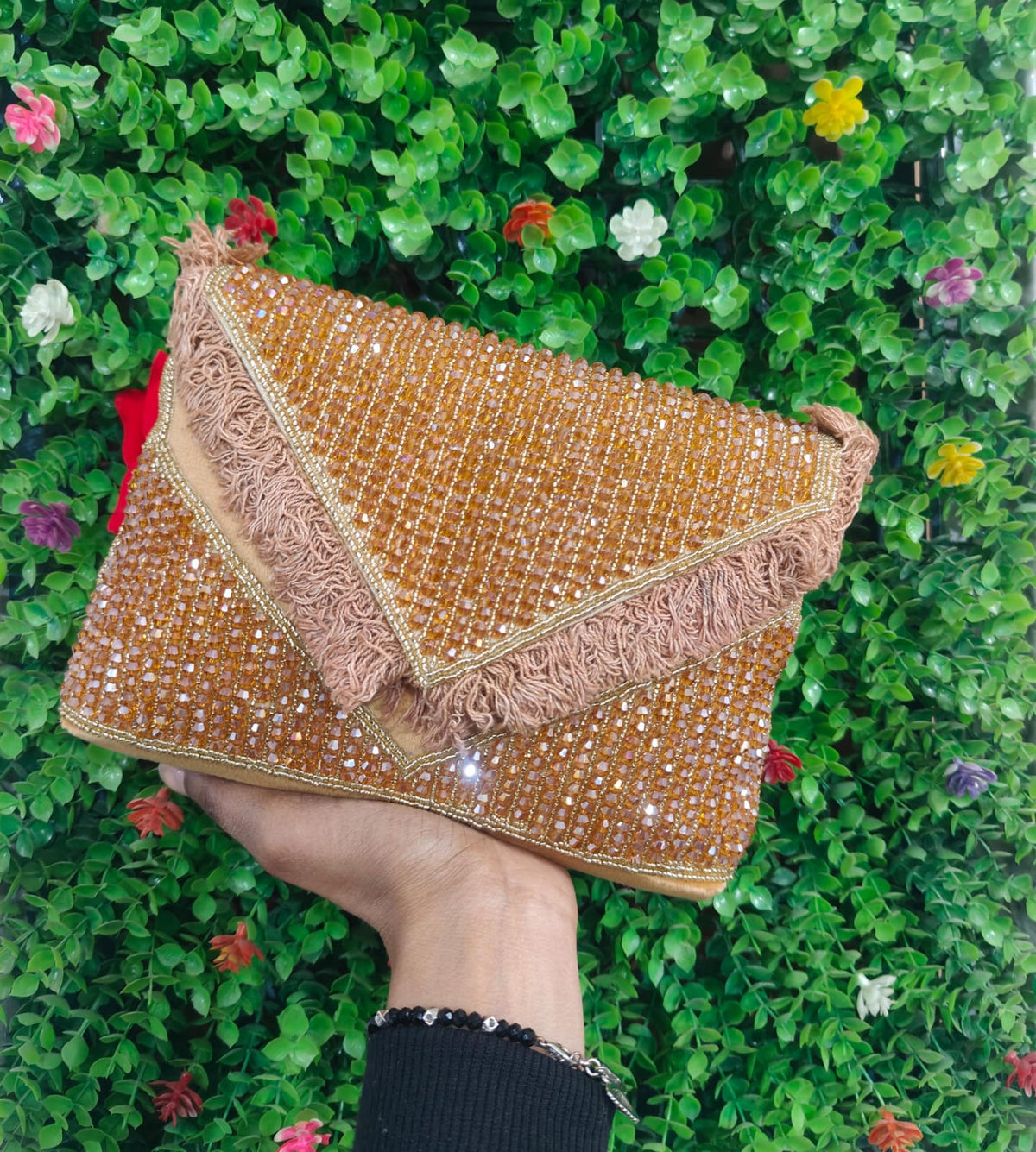 VRPS Flap Bag | Handcrafted Ethnic Bag | SWIS-1494 | Additional Angle
