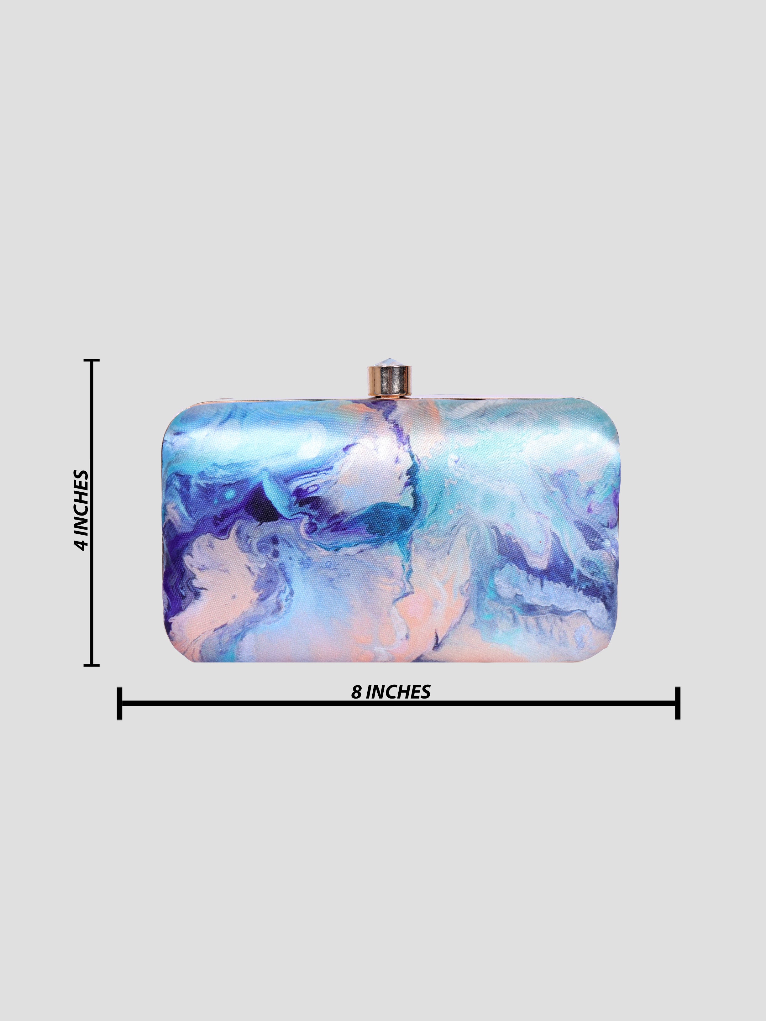 VRPS Printed Clutch | Handcrafted Ethnic Bag | SWIS-1322 | Additional Angle