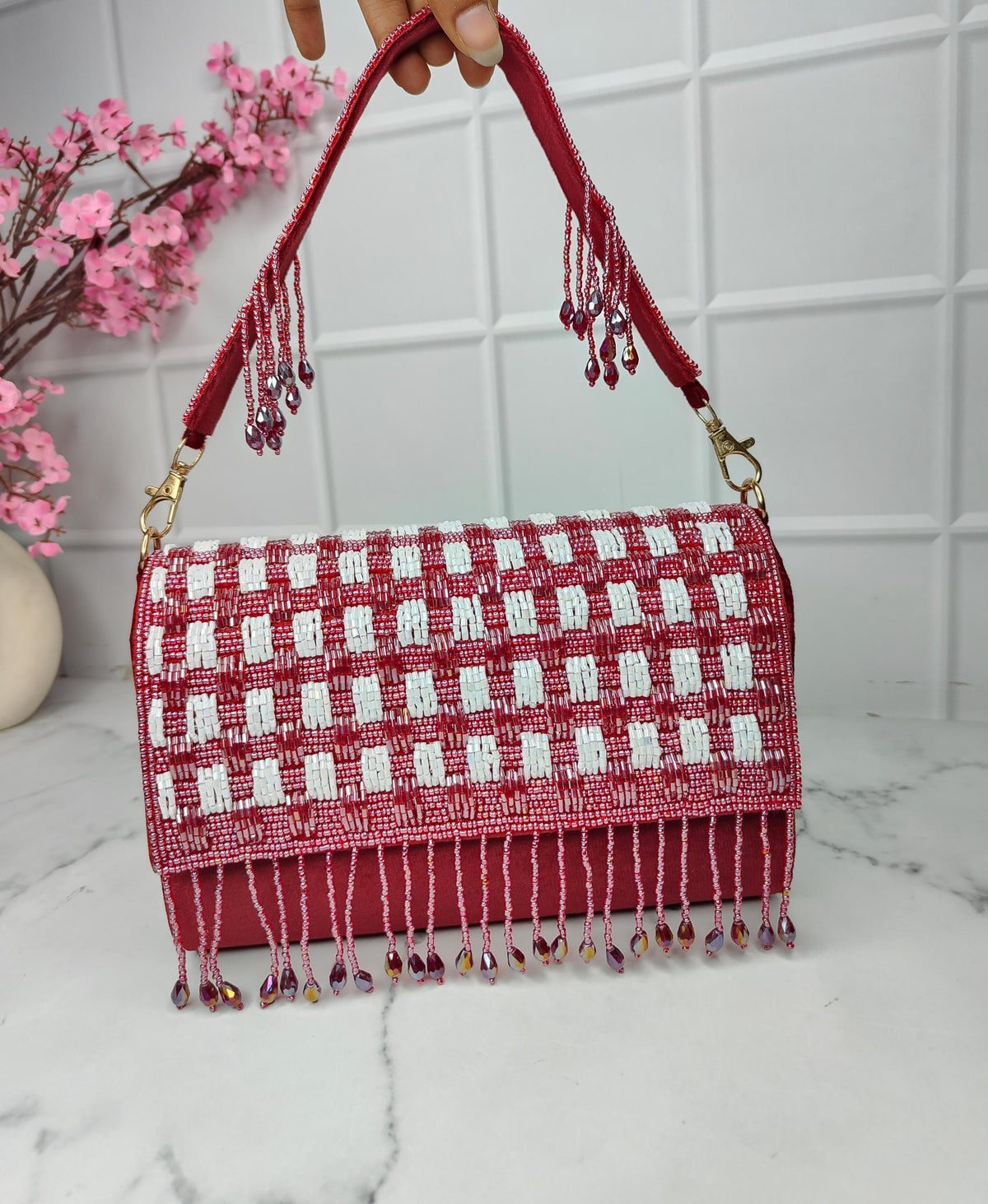 VRPS Flap Bag | Handcrafted Ethnic Bag | SWIS-1509 | Additional Angle