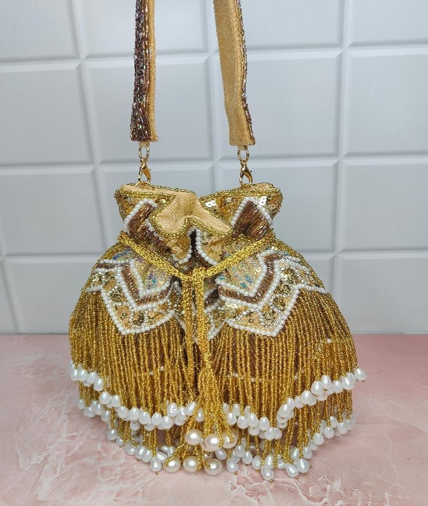 VRPS Potli Bag | Handcrafted Ethnic Bag | SWIS-1512 | Additional Angle
