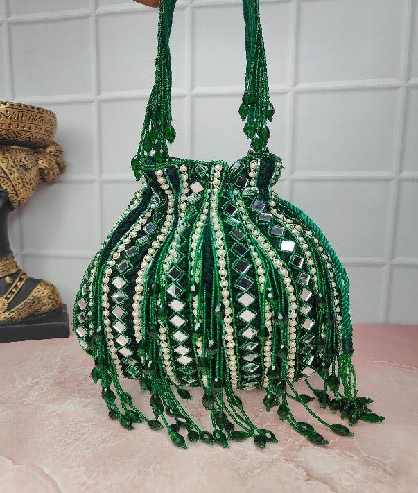 Green Designer Potli