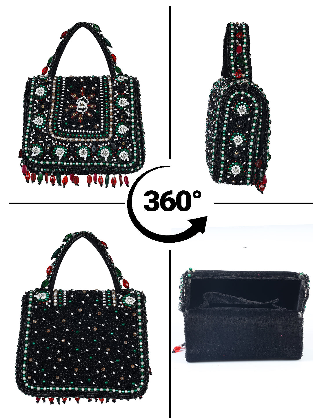 VRPS Flap Bag | Handcrafted Ethnic Bag | SWIS-1982 | Additional Angle