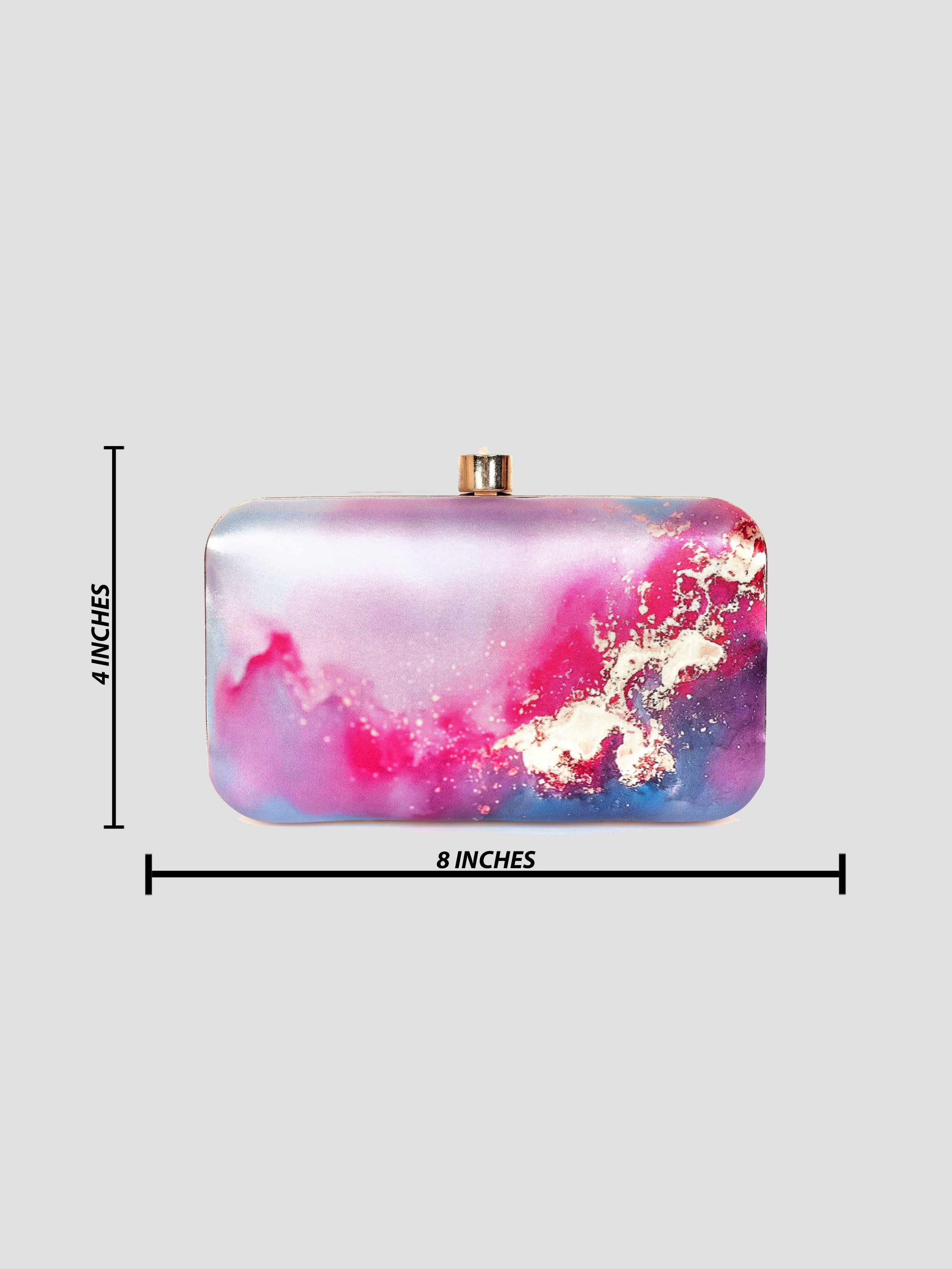 VRPS Printed Clutch | Handcrafted Ethnic Bag | SWIS-1323 | Additional Angle