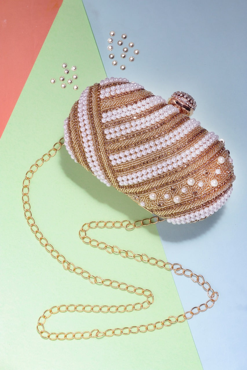 Embroidered Clutch