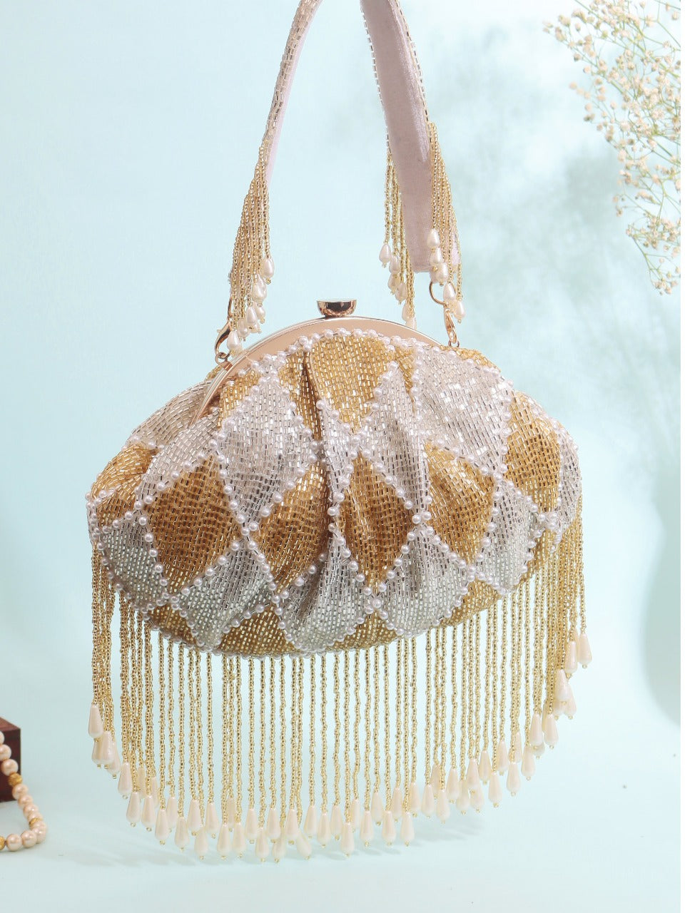 Dual Shade Batua Bag