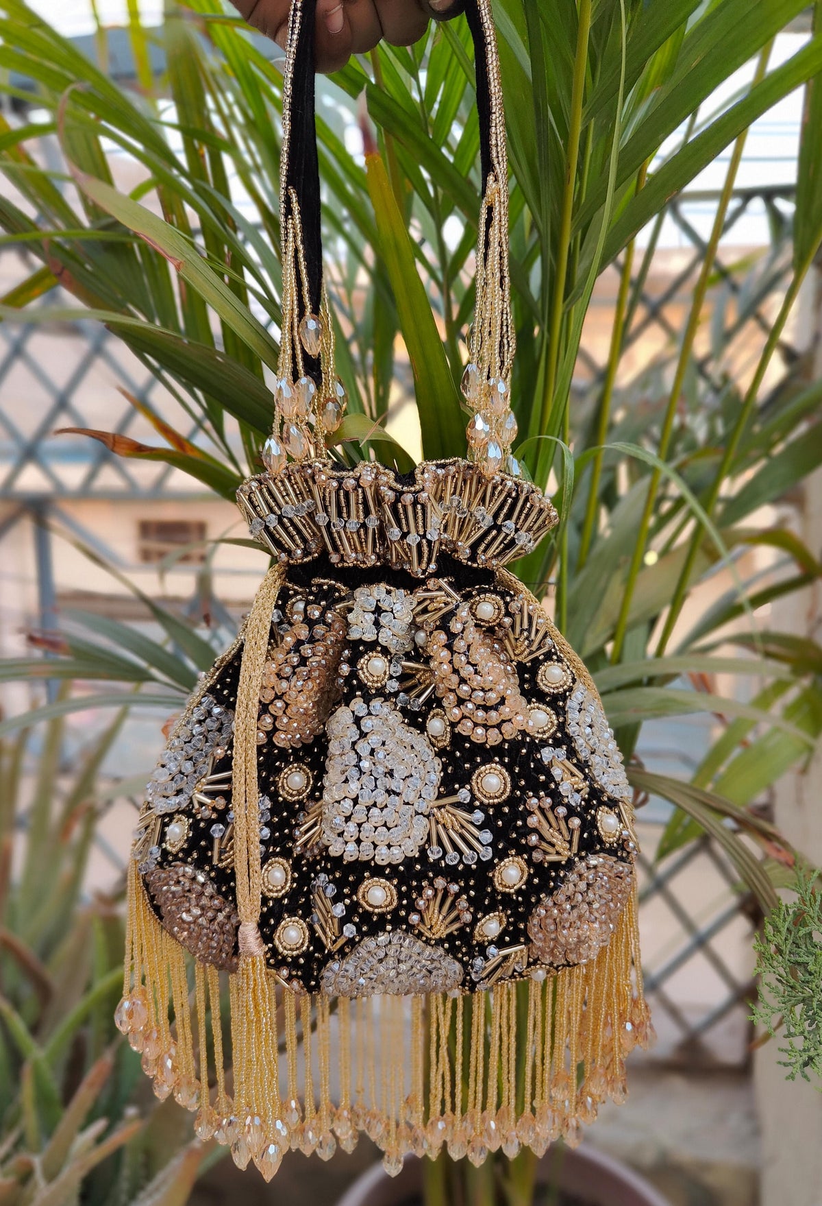 VRPS Potli Bag | Handcrafted Ethnic Bag | SWIS-1767 | Additional Angle