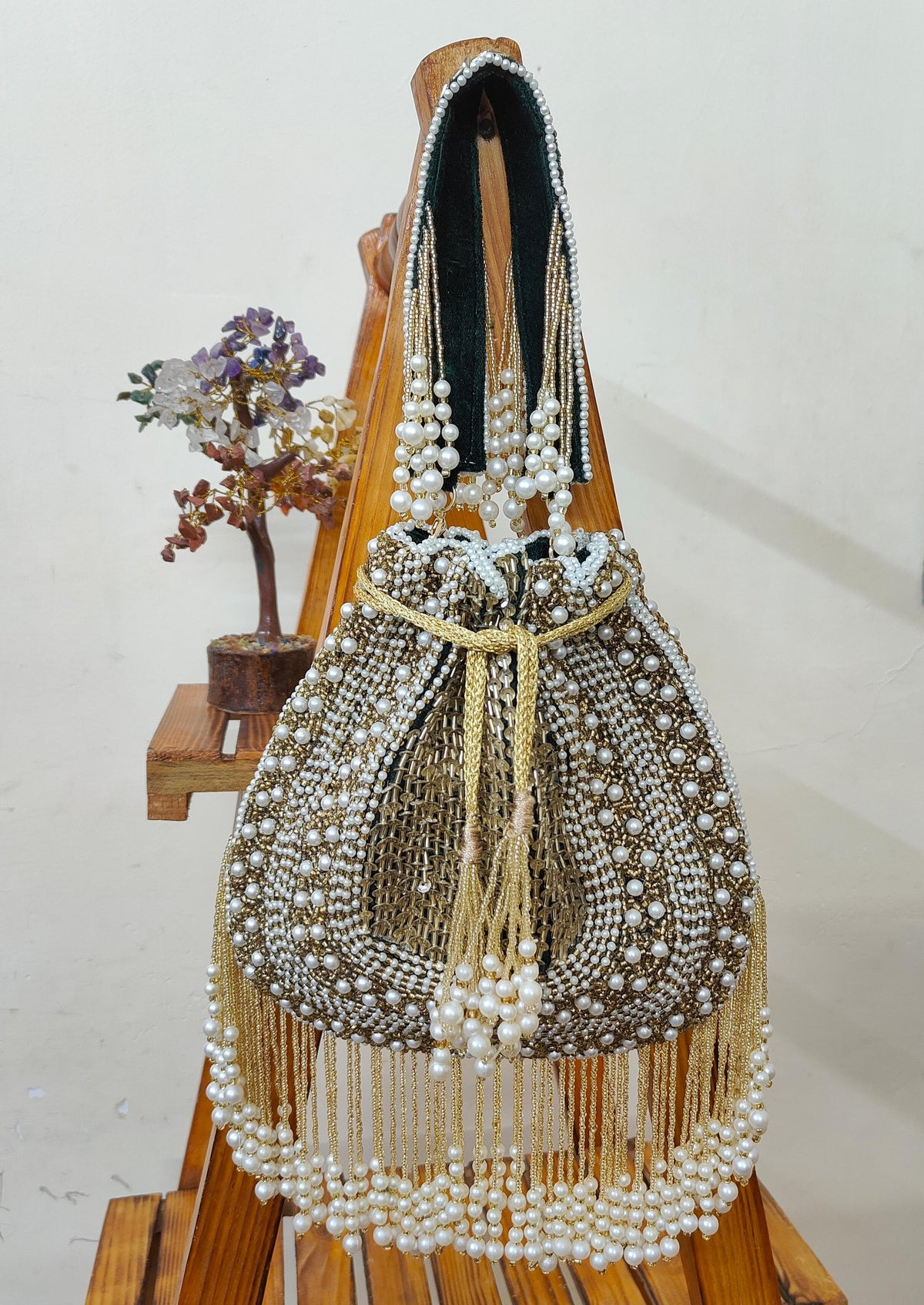 VRPS Potli Bag | Handcrafted Ethnic Bag | SWIS-1772 | Additional Angle